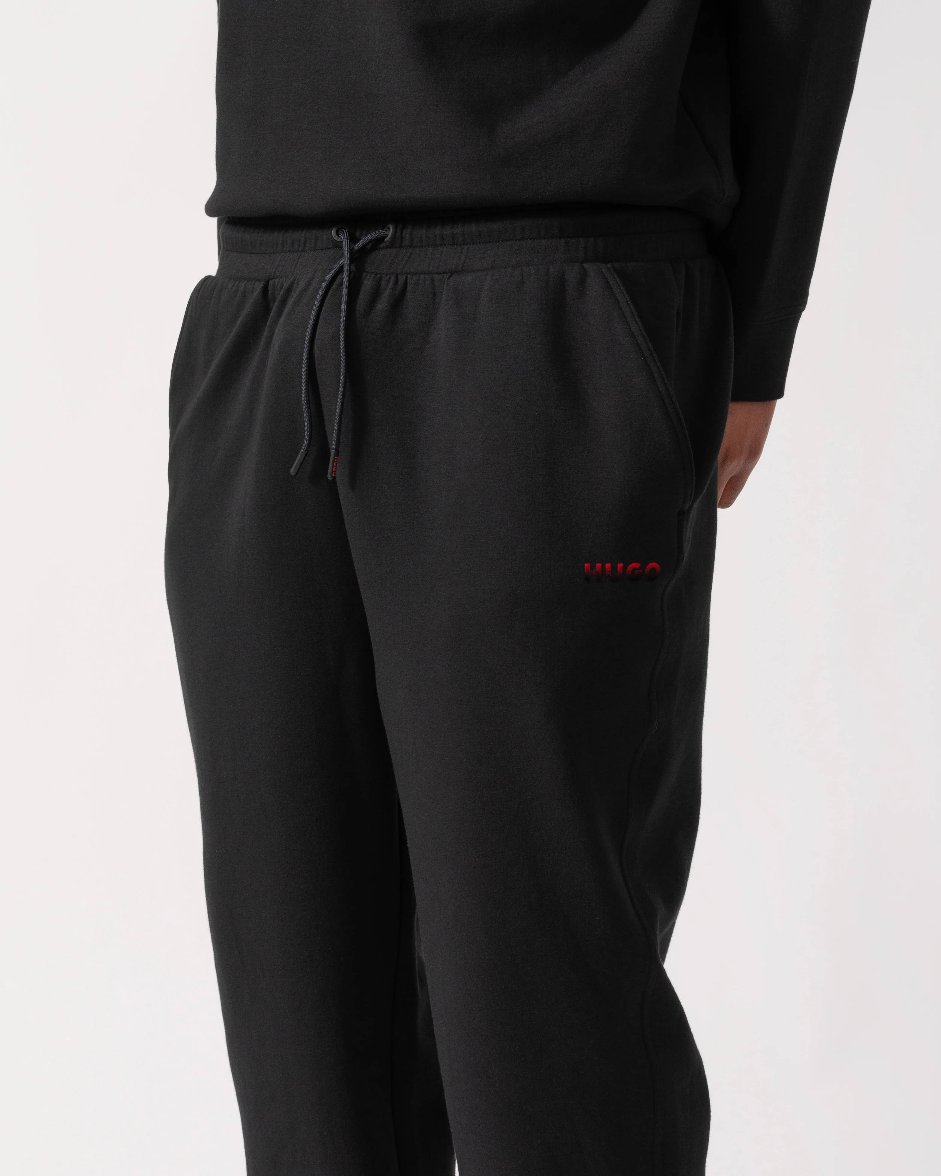HUGO Atlas Mens Loungewear Pants - Black 001 - Image 3