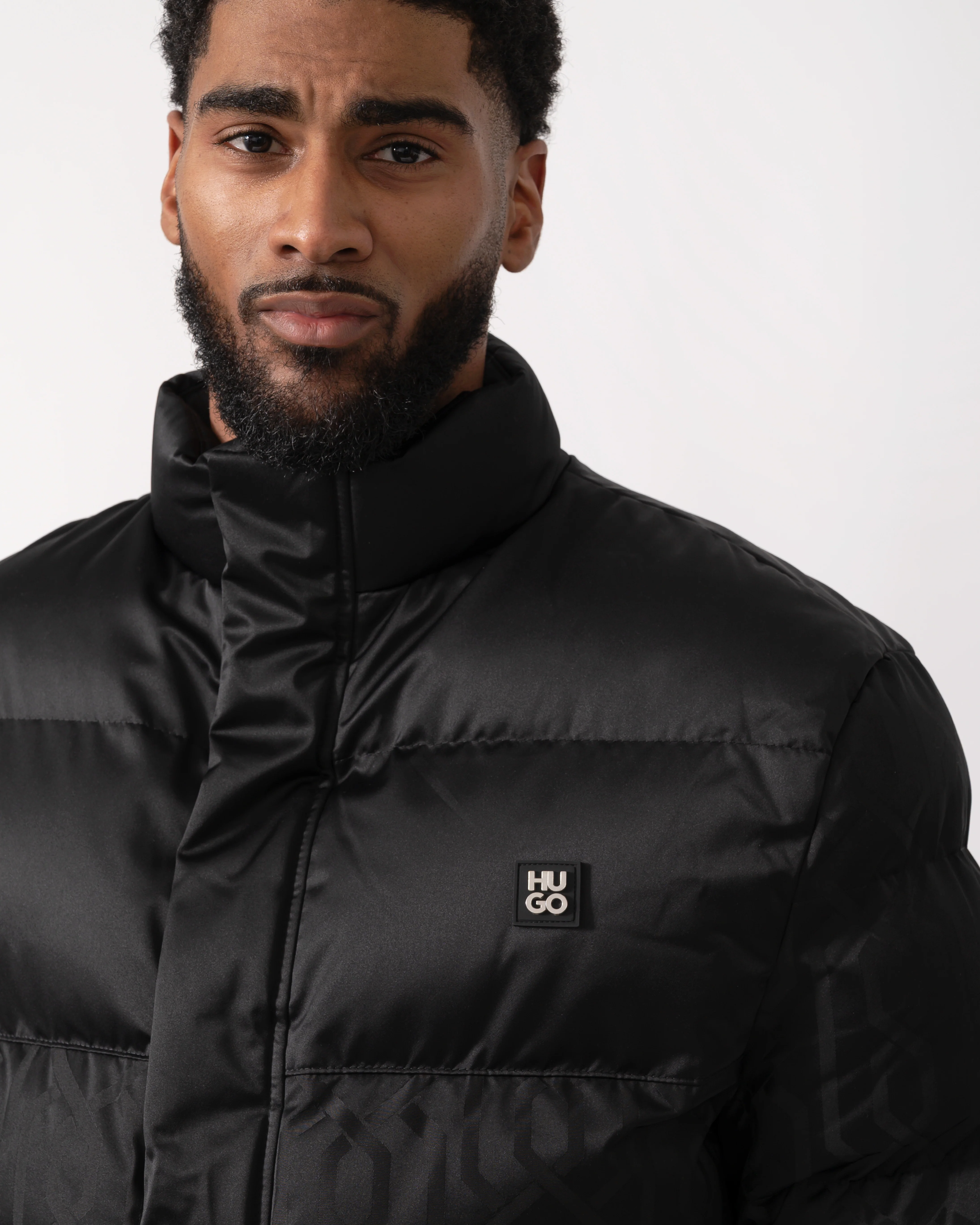 HUGO Balto2541 Mens Jacket - Black 001 - Image 5