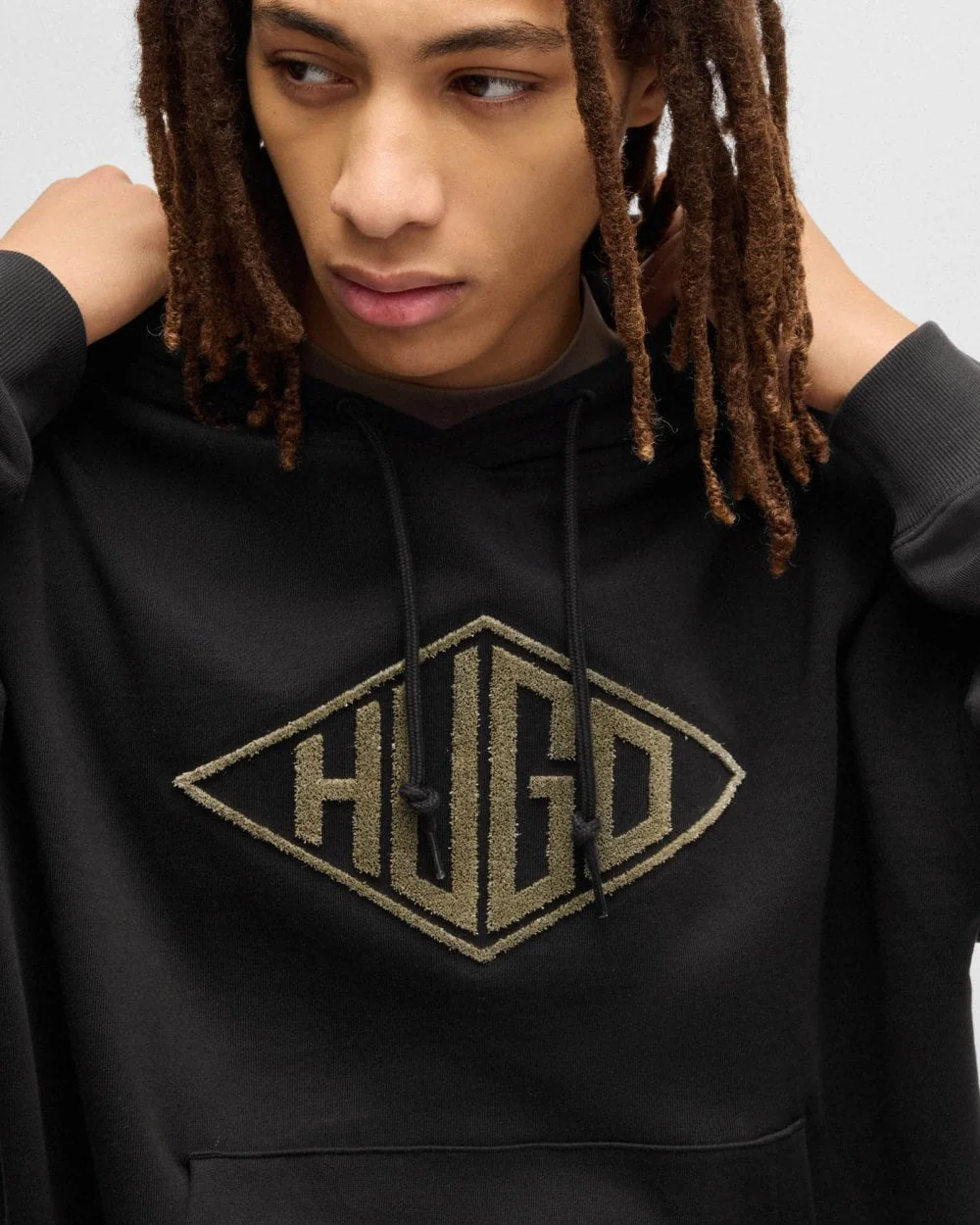 HUGO Dacorolo Mens Pullover Hoodie - Image 2