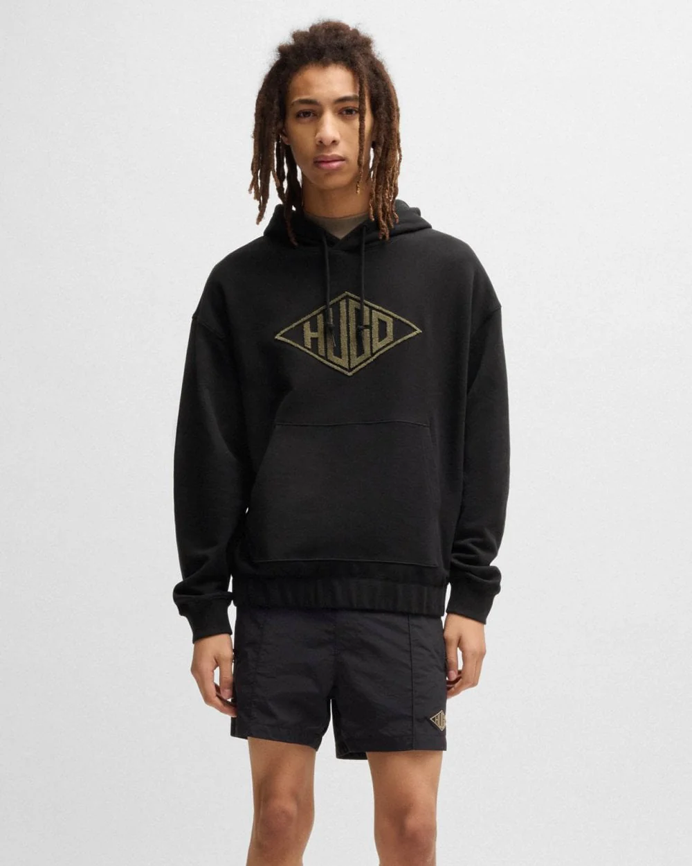 HUGO Dacorolo Mens Pullover Hoodie - Image 3