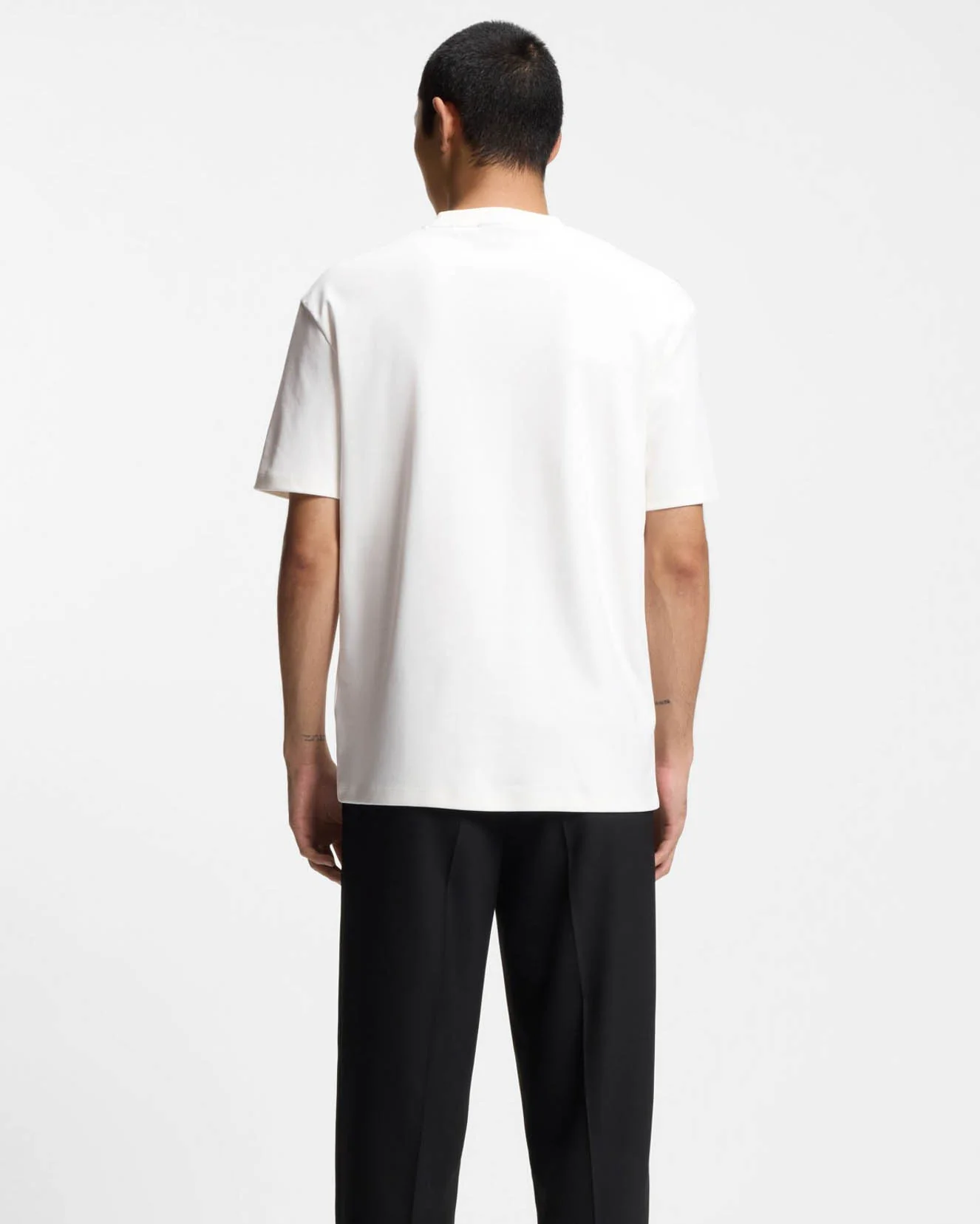 HUGO Dalile Mens T-Shirt - Natural 103 - Image 2