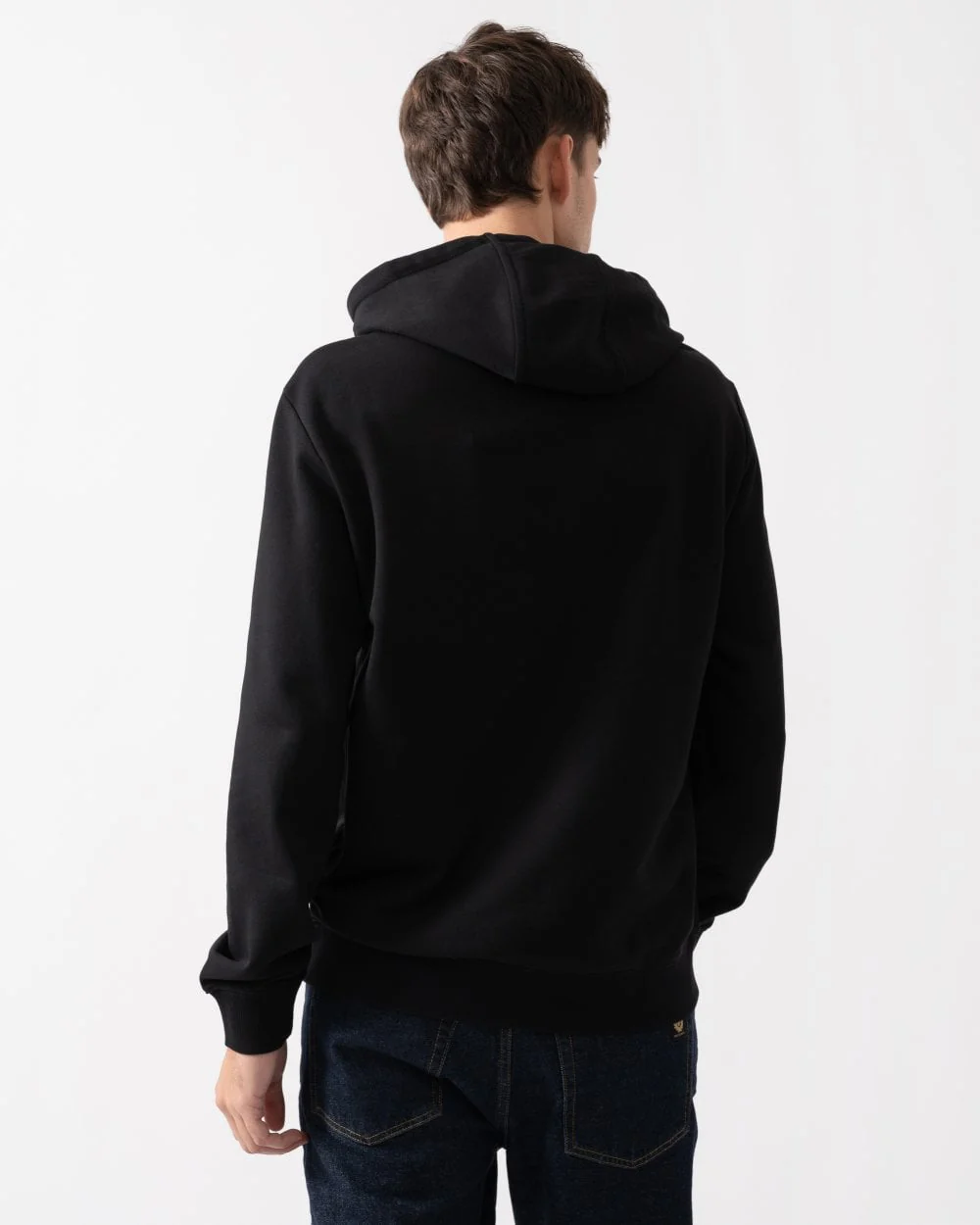 HUGO Daltorreson Mens Logo Graphic Hoodie - Image 4