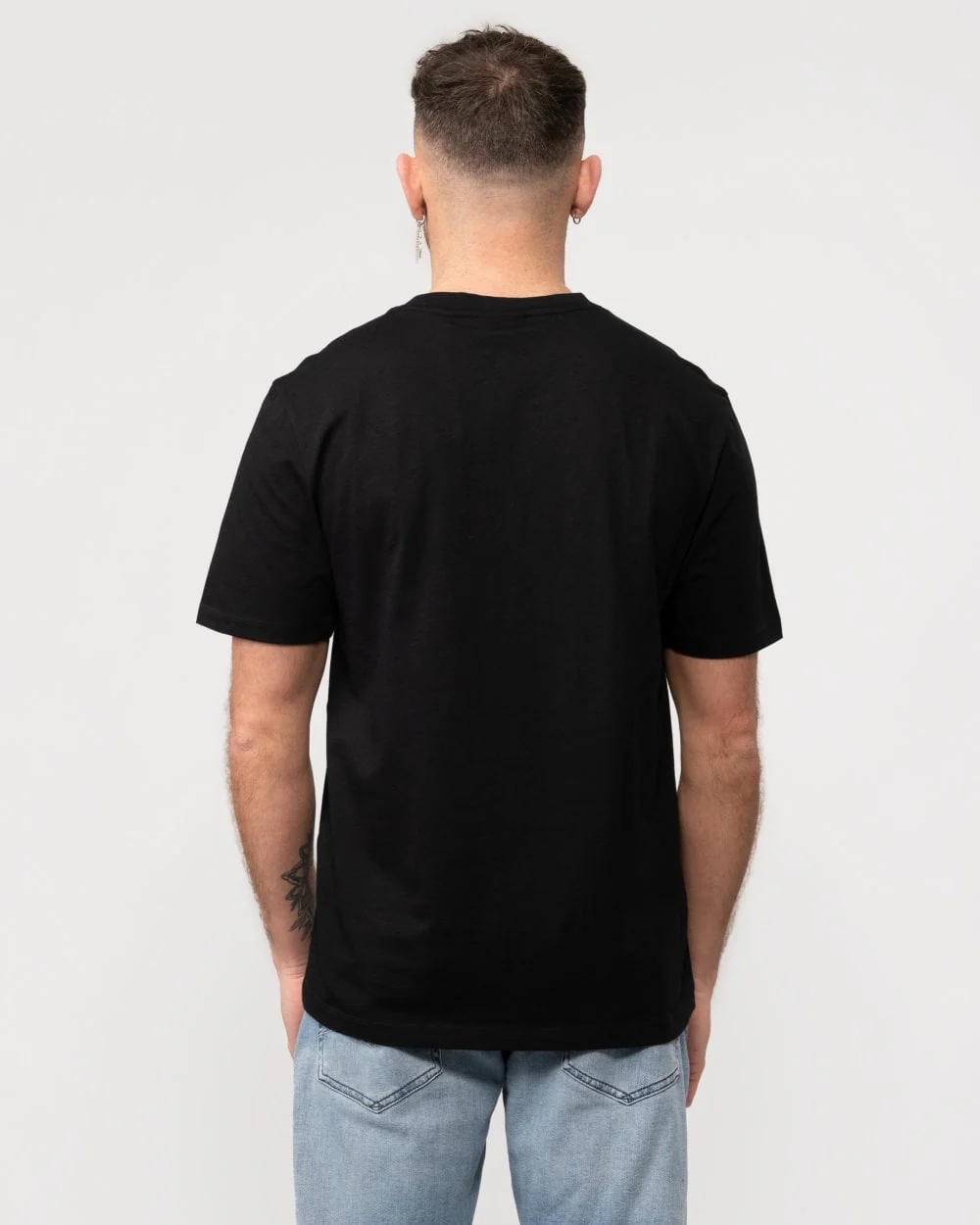 HUGO Danda Mens Flame Logo T-Shirt - Image 4