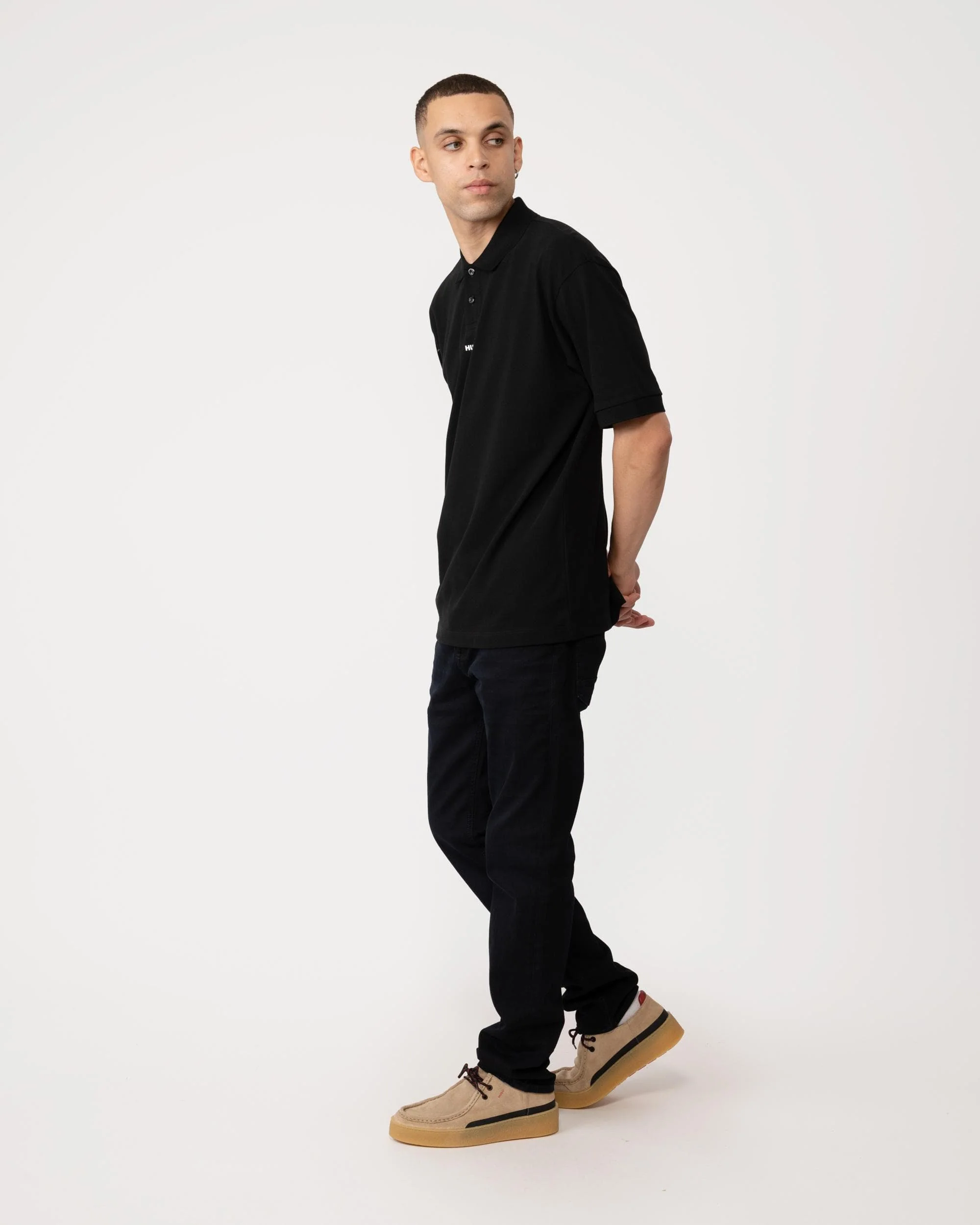 HUGO Dangula Mens Short Sleeve Polo Shirt - Image 3
