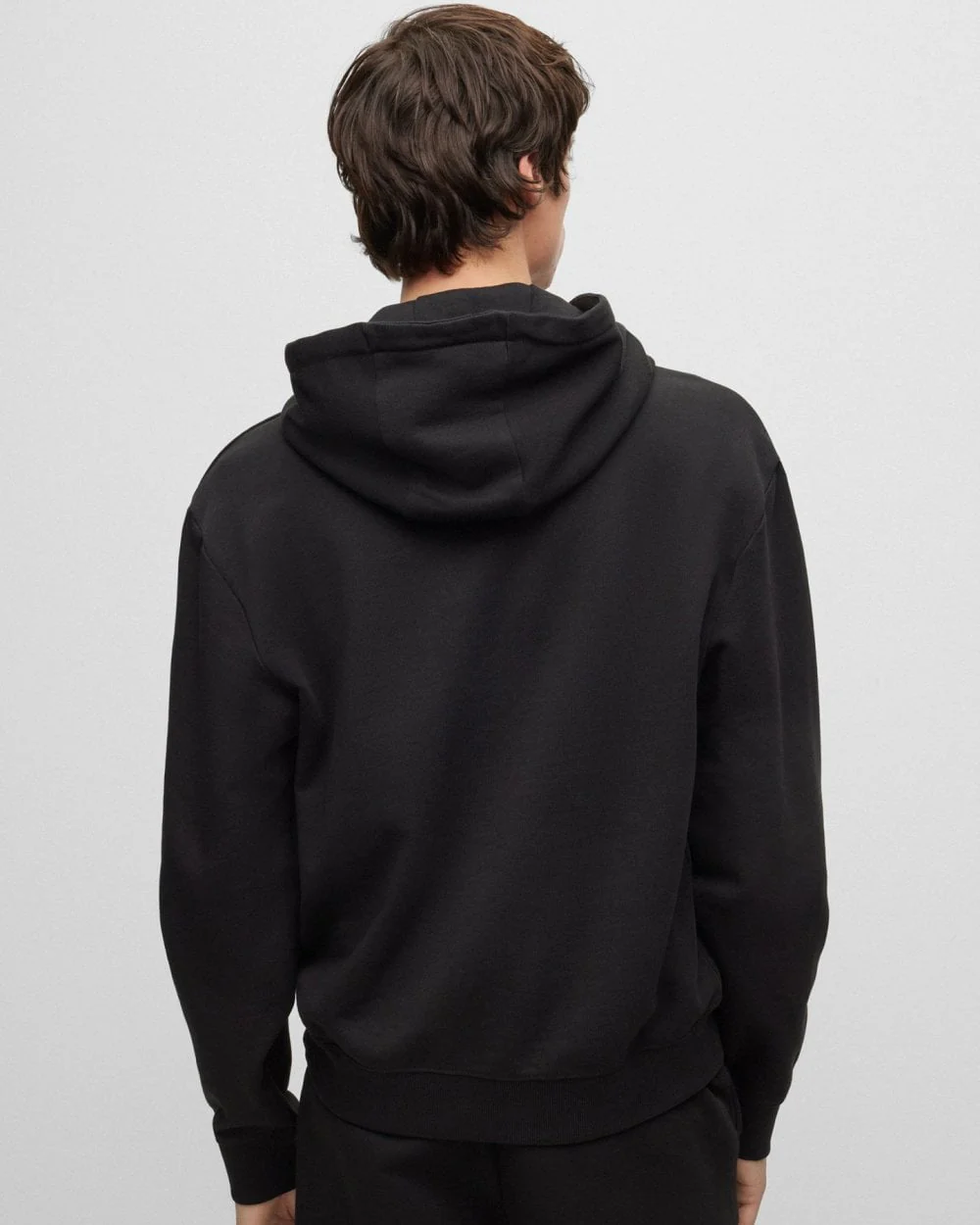HUGO Dapo Mens Hoodie - Black 001 - Image 4