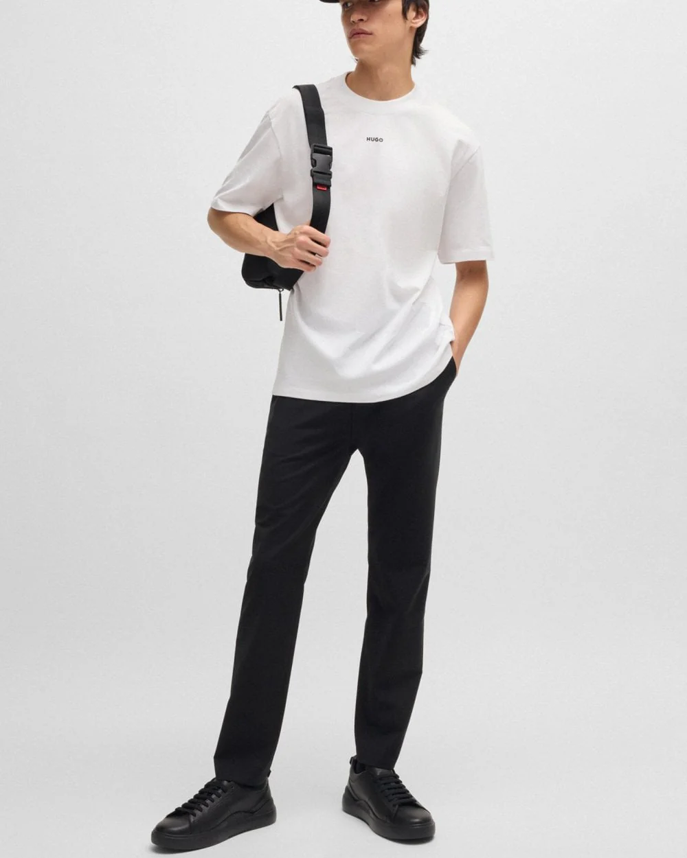 HUGO Dapolino Mens T-Shirt NOS - White 100 - Image 3