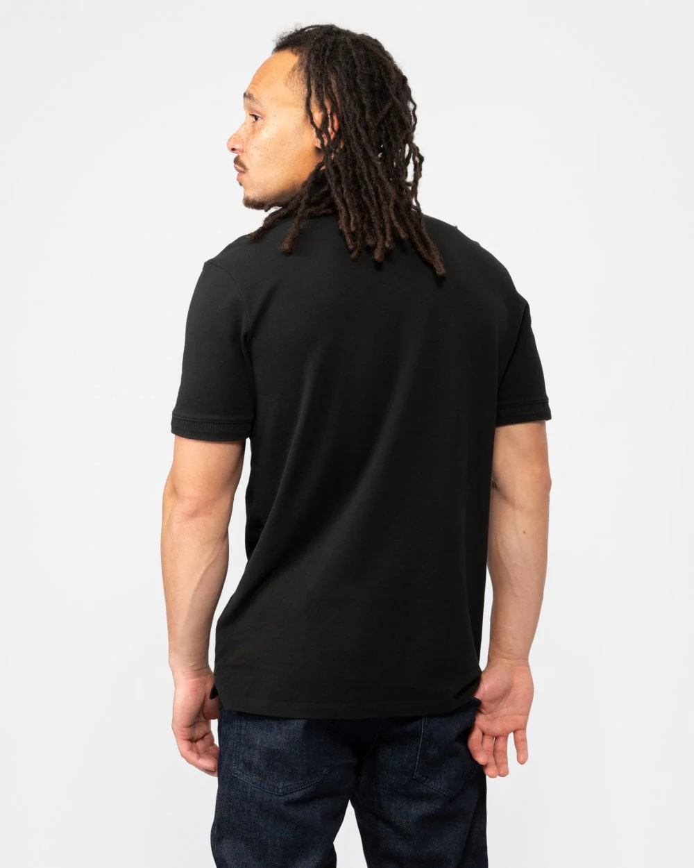 HUGO Dereso_V Mens Logo Label Polo Shirt - Image 4