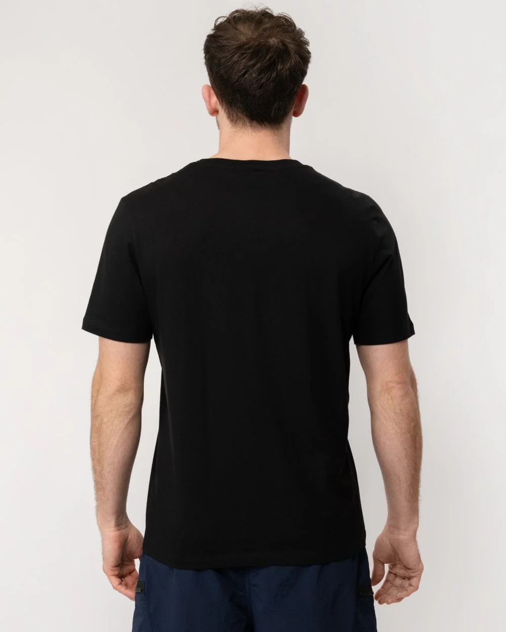 HUGO Dimento Mens 2 Pack Stacked Logo T-Shirts - Image 3