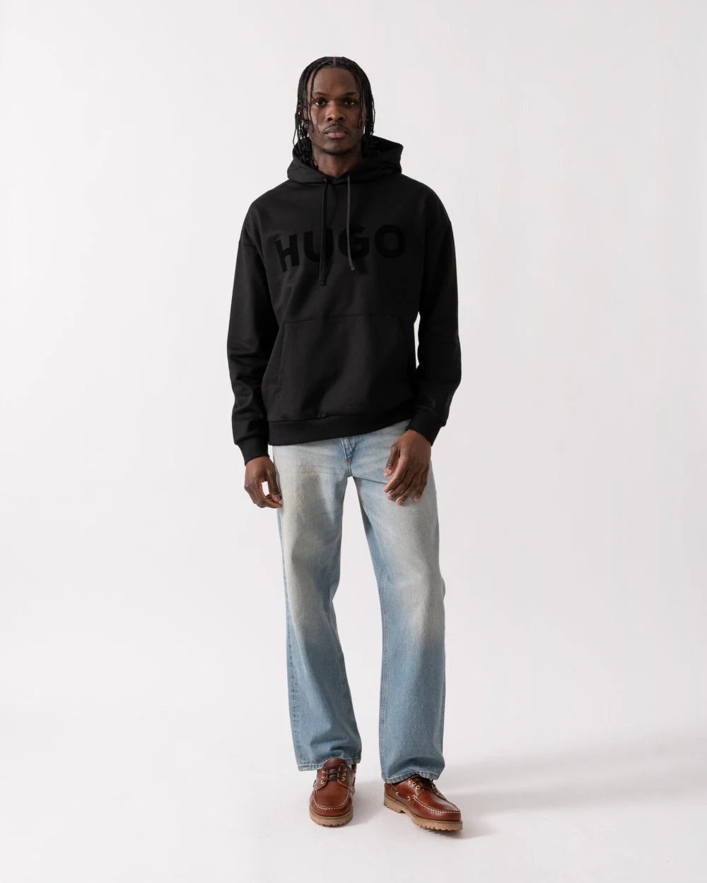 HUGO Ditchle Mens Pullover Hoodie - Image 3