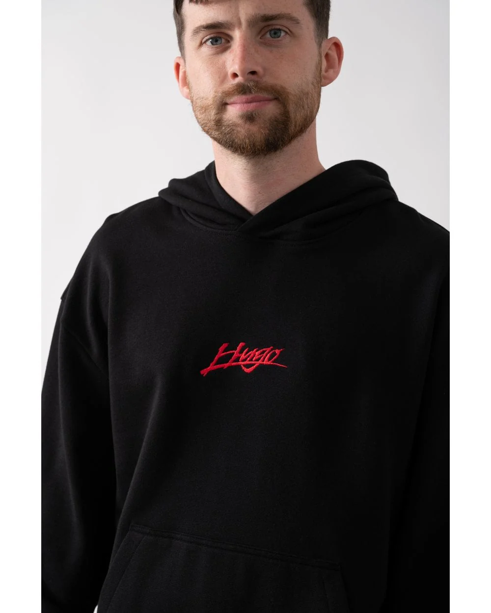 HUGO Dlogolong Mens Pullover Hoodie - Image 4