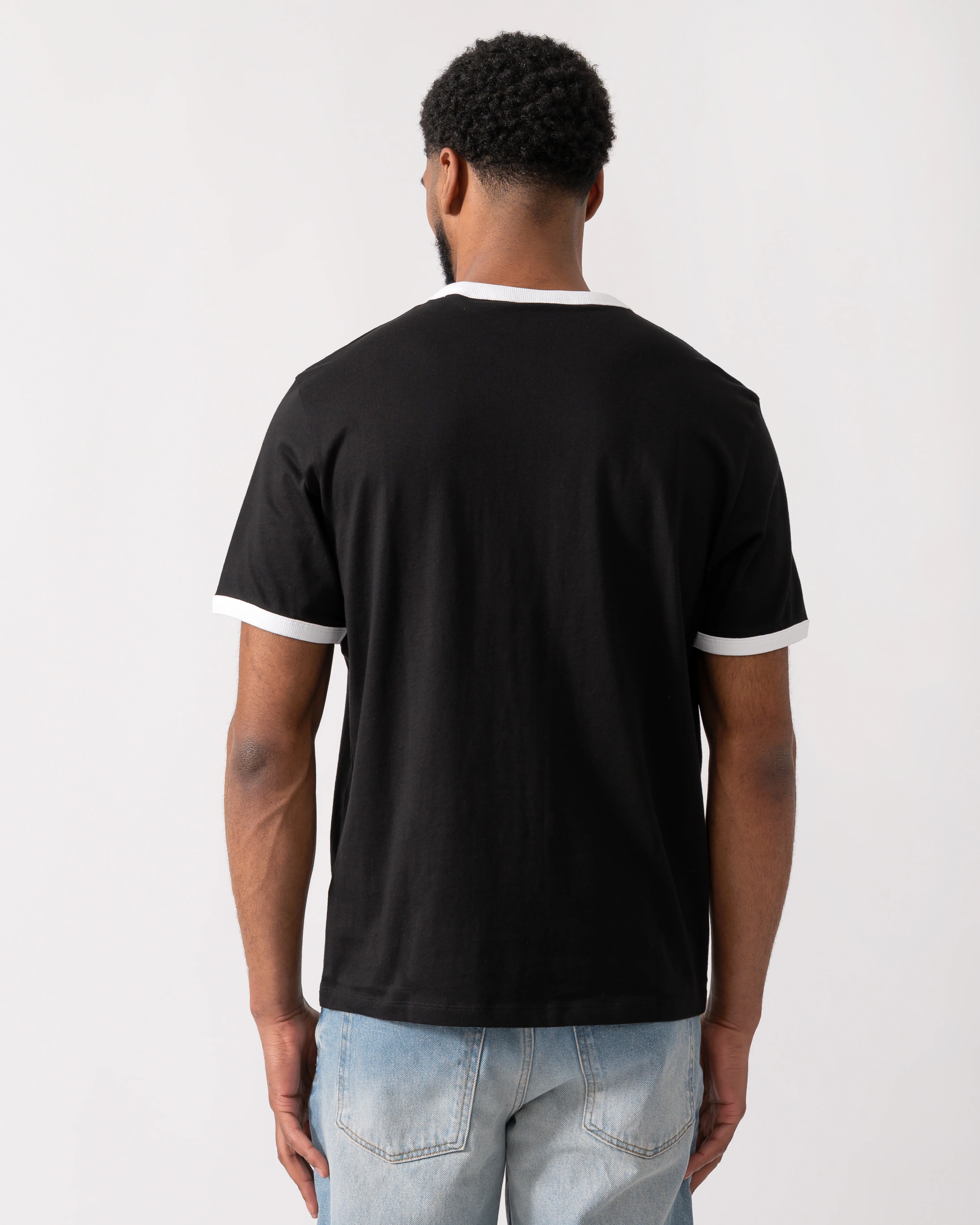 HUGO Mens Out-Of-Office T-Shirt - Black 001 - Image 4