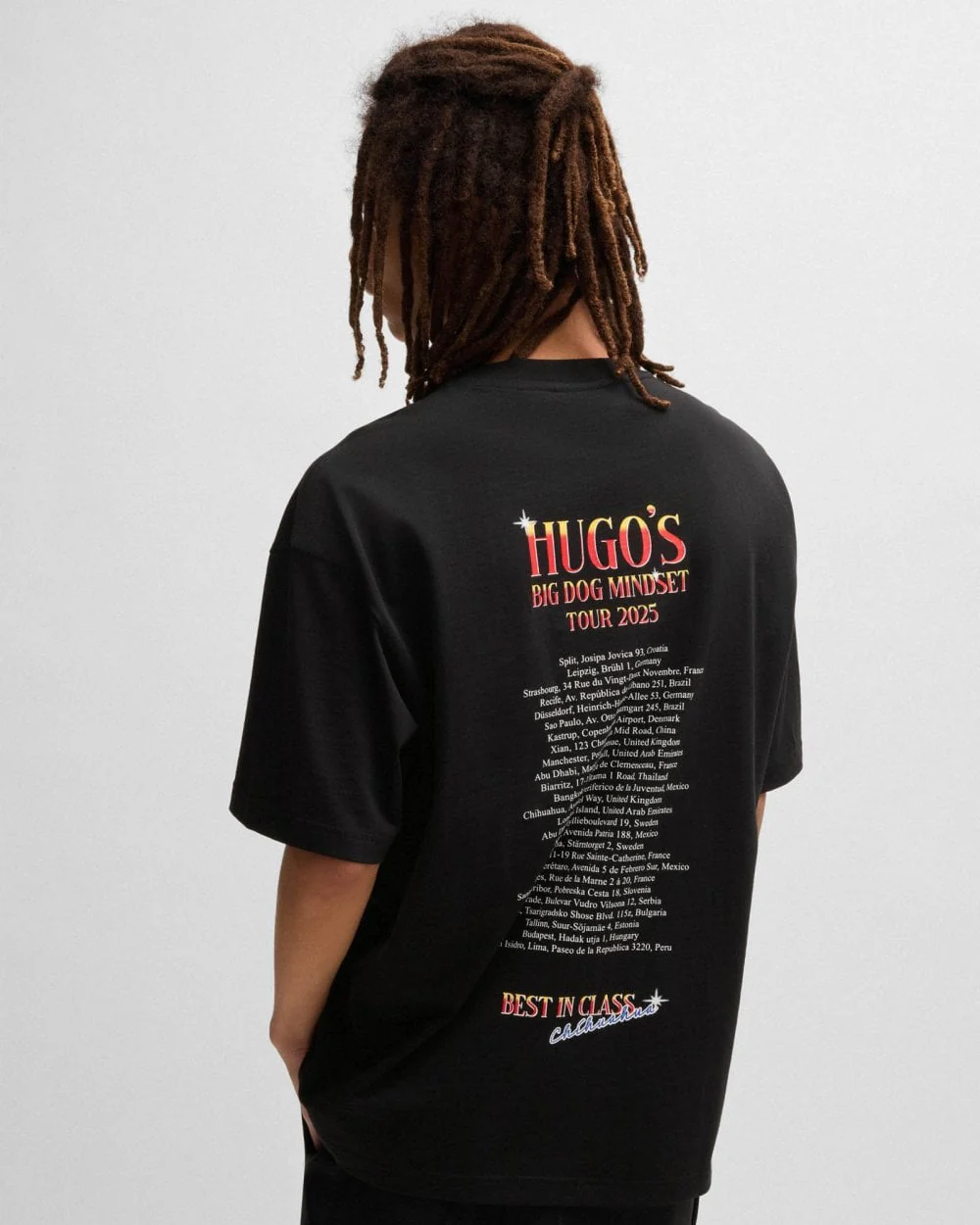 HUGO Dugie Mens Dog Graphic T-Shirt - Image 4