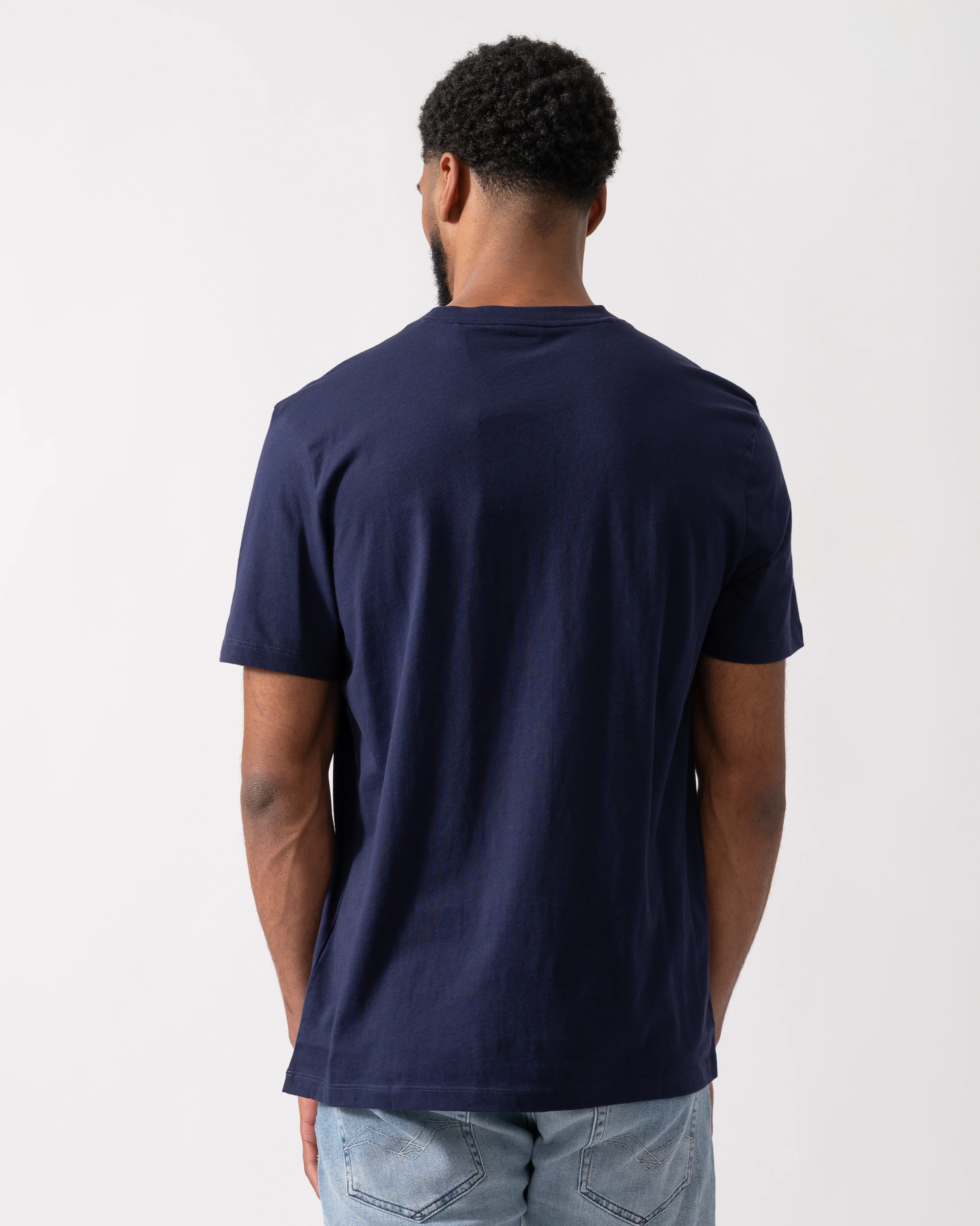 HUGO Dulivio Mens T-Shirt - Navy 418 - Image 4