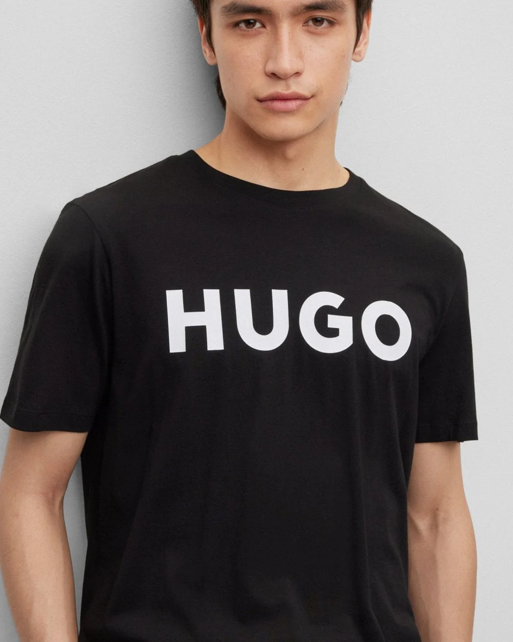 HUGO Dulivio Mens T-Shirt NOS - Black 002 - Image 2