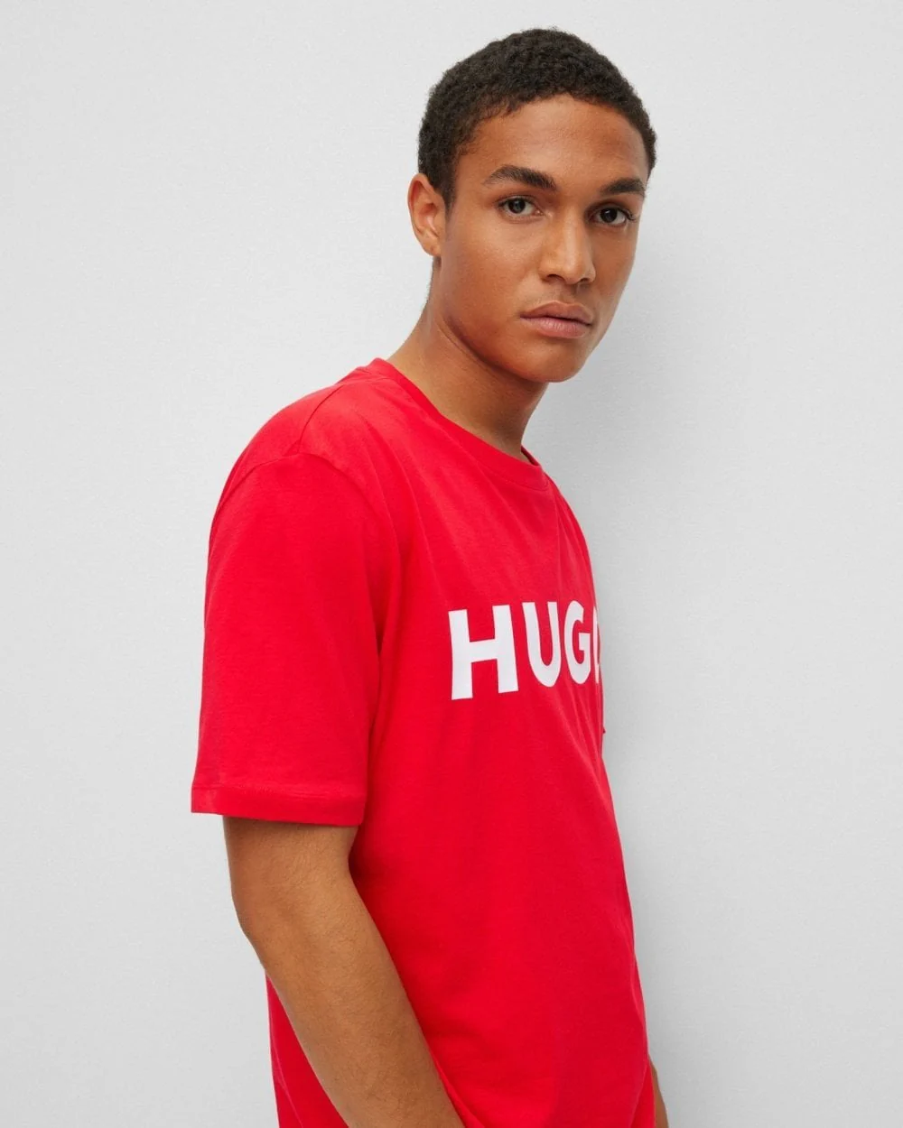 HUGO Dulivio Mens T-Shirt NOS - Red 693 - Image 2