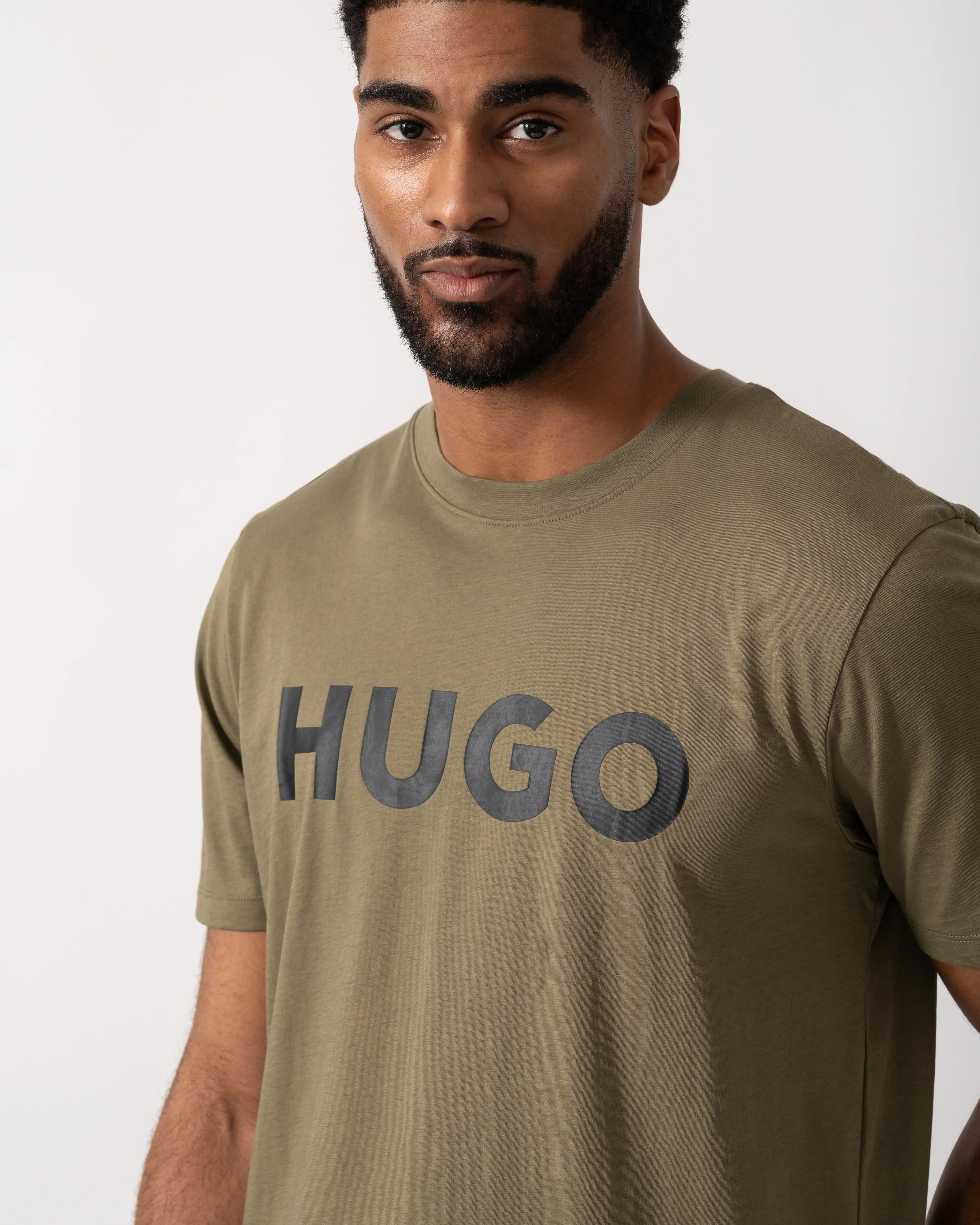 HUGO Dulivio Mens T-Shirt - Open Green 389 - Image 3