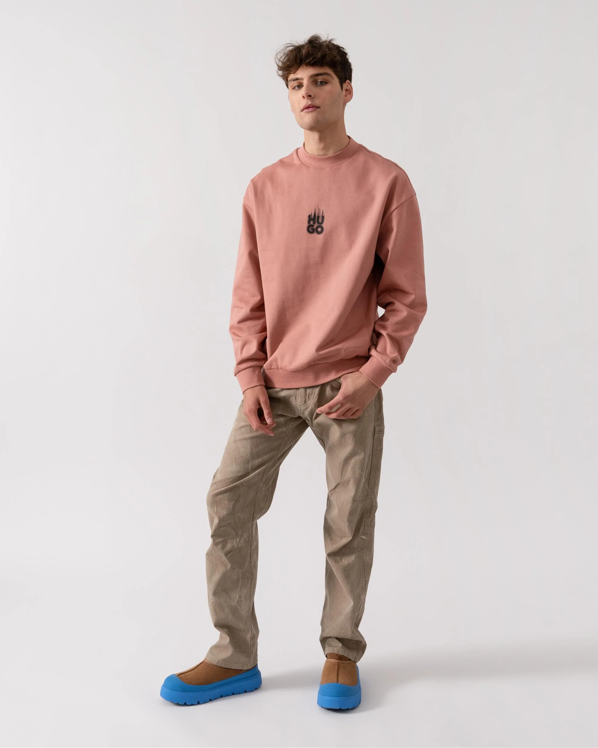 HUGO Durungu Mens Crew Neck Sweatshirt - Image 2