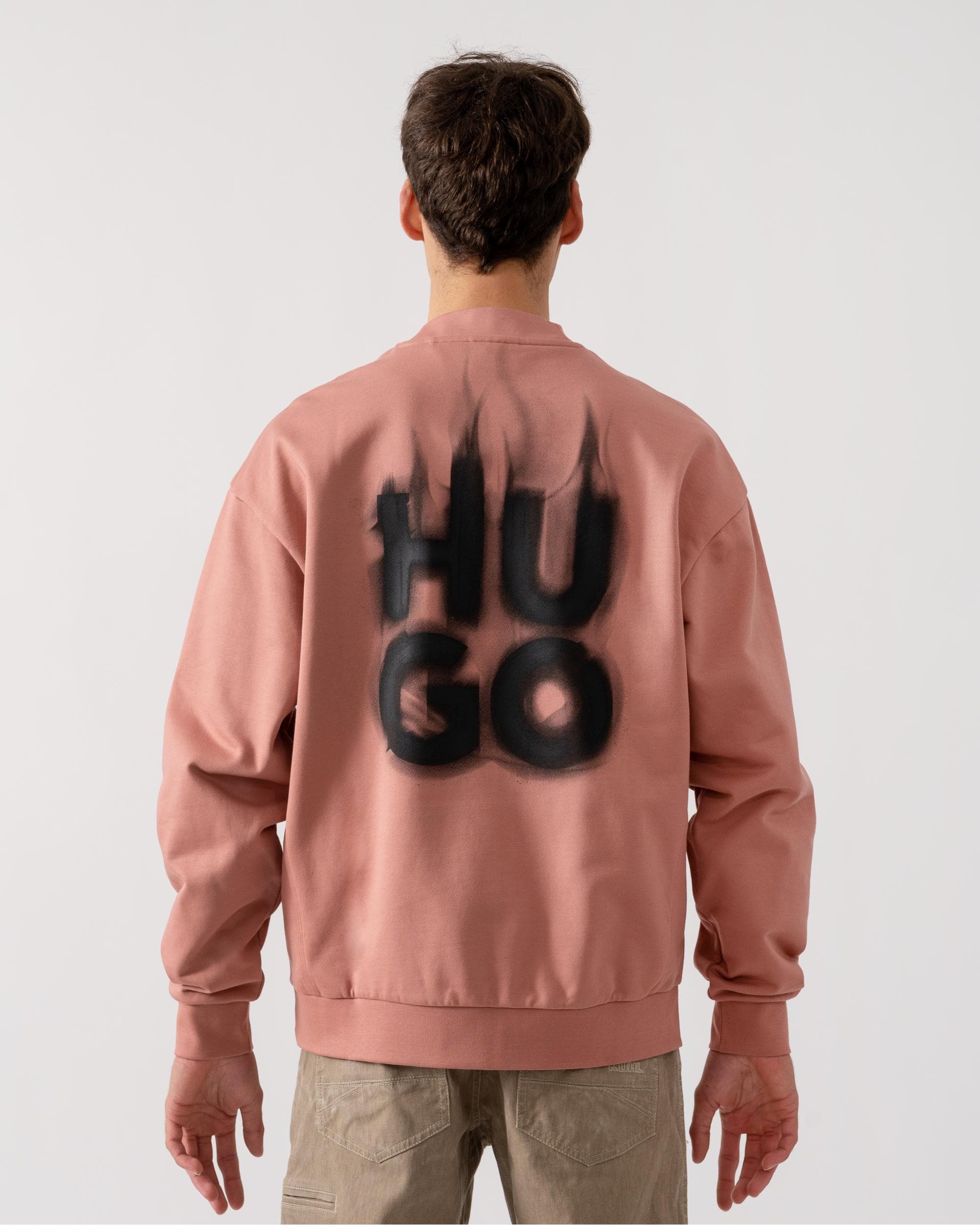 HUGO Durungu Mens Crew Neck Sweatshirt - Image 5