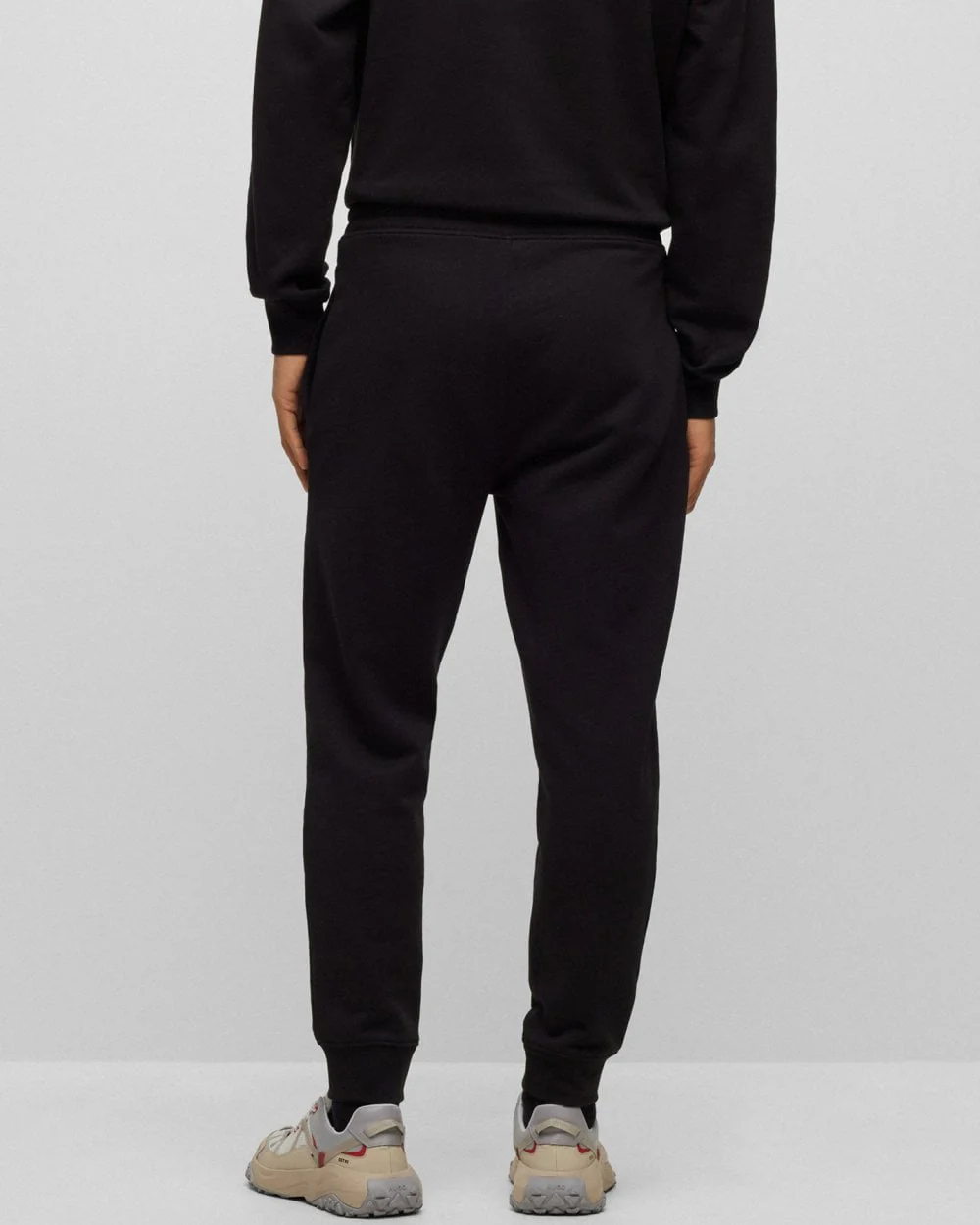 HUGO Dutschi Mens Cuffed Hem Joggers - Black 001 - Image 3