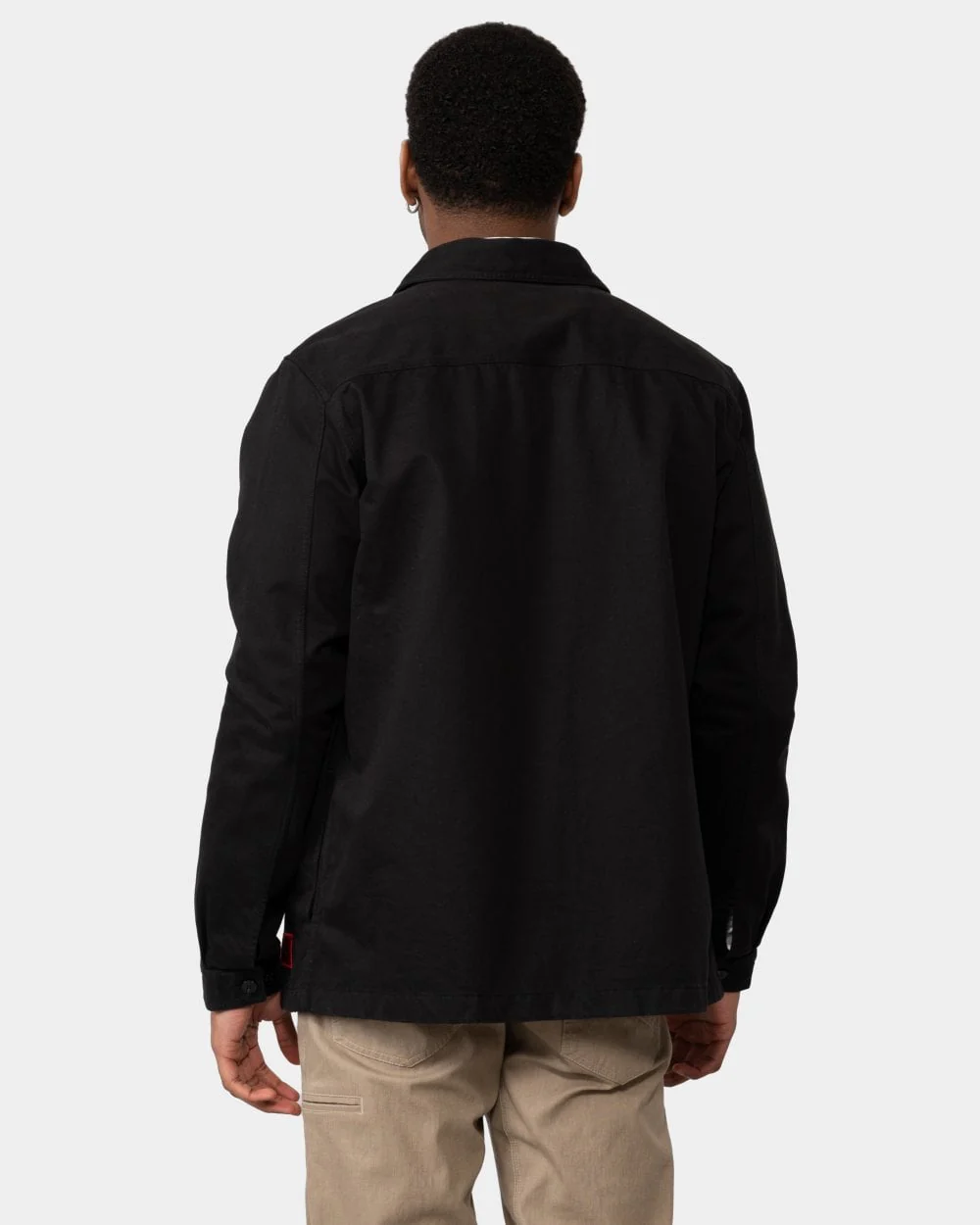 HUGO Enalu Mens Cotton Gabardine Overshirt - Image 5