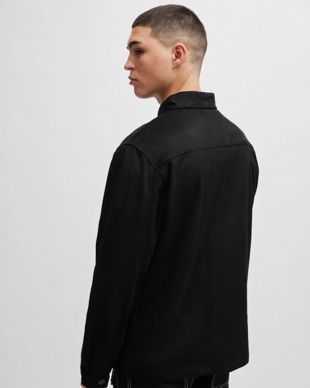 HUGO Enalu Mens Overshirt - Image 3