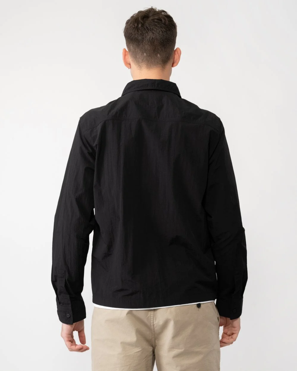 HUGO Eselio Mens Zip Overshirt - Image 4