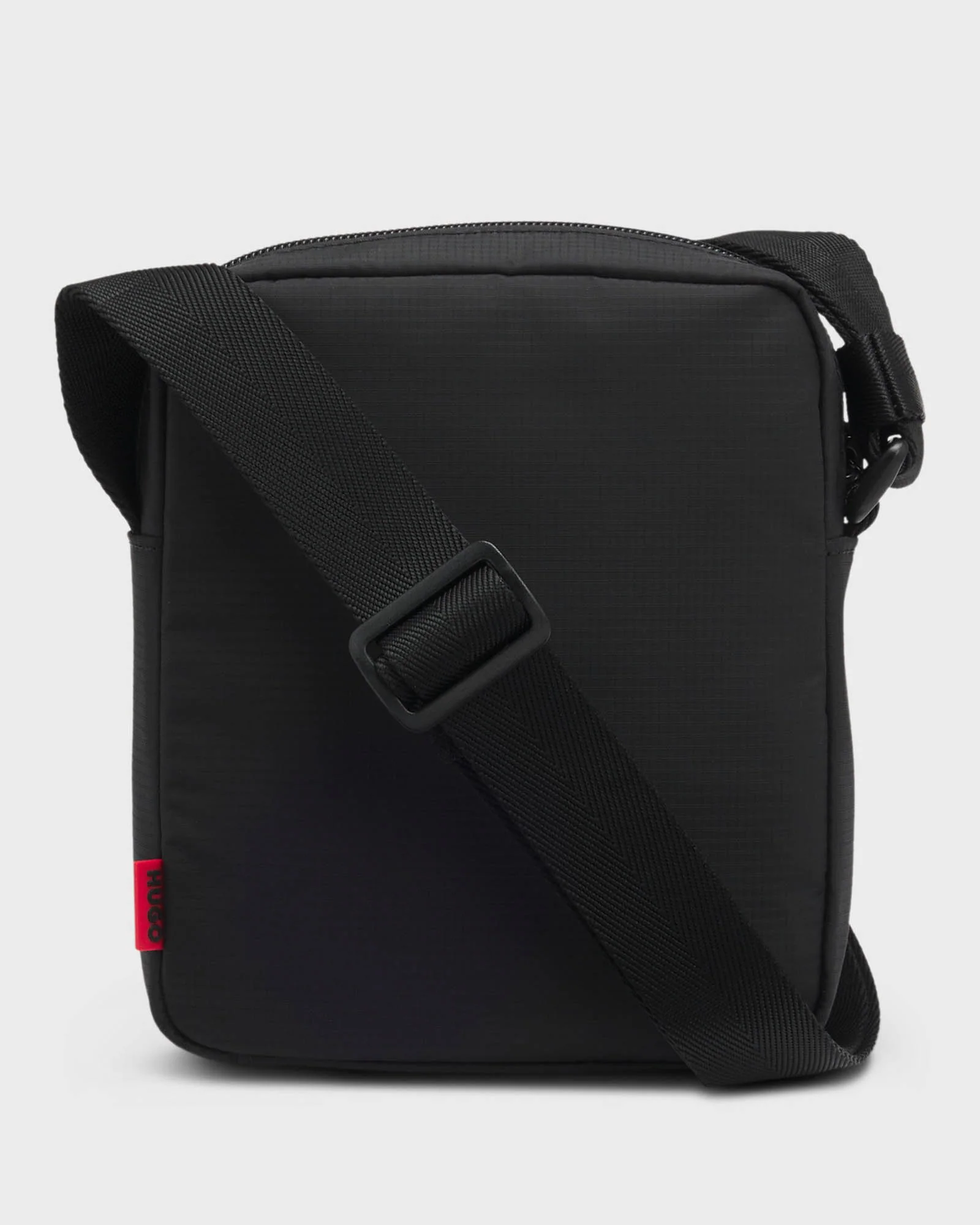 HUGO Everett Mens Crossbody Bag with Contrast Logo  - Black 001 - Image 3