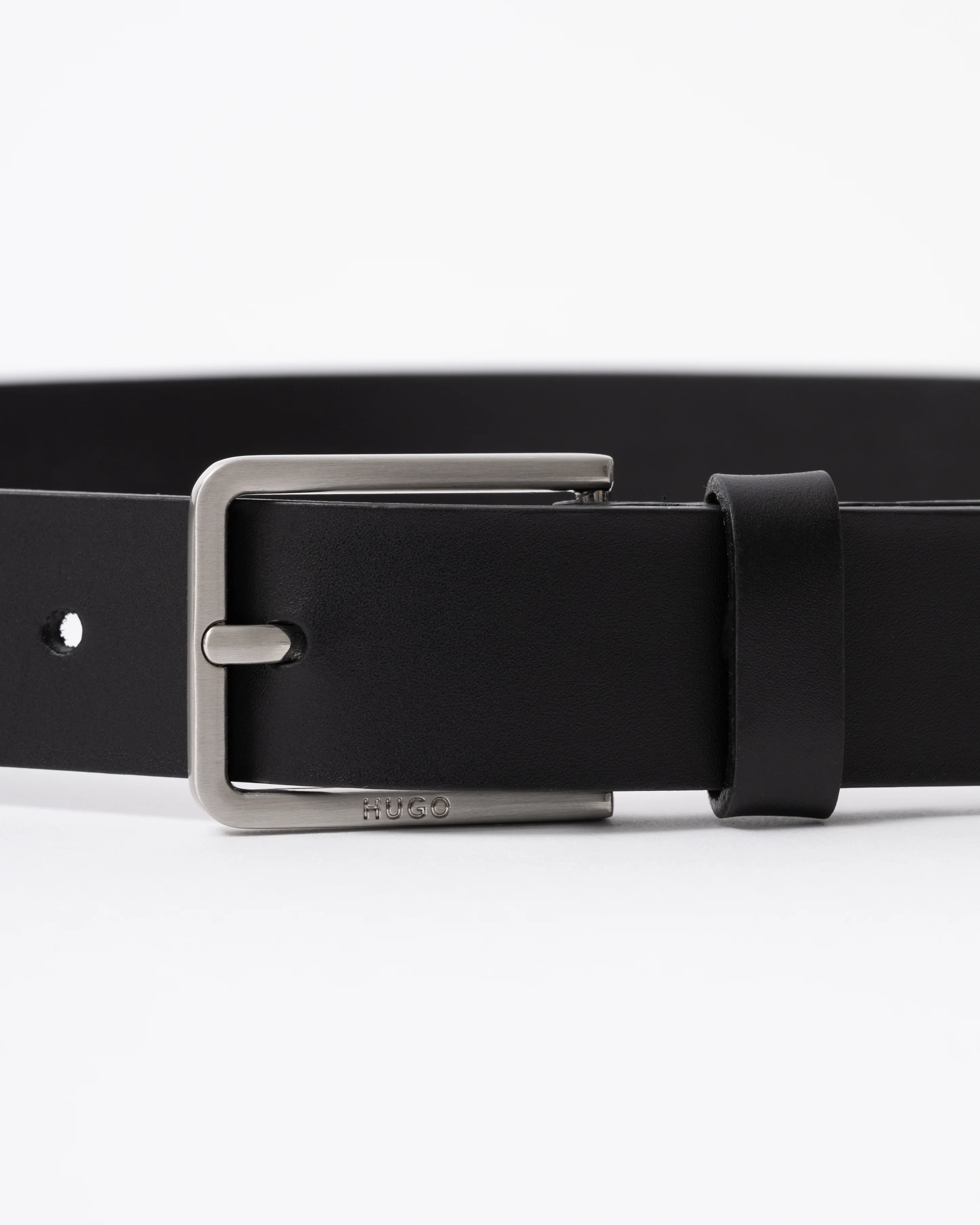 HUGO Mens Gael Belt - Black 001 - Image 3