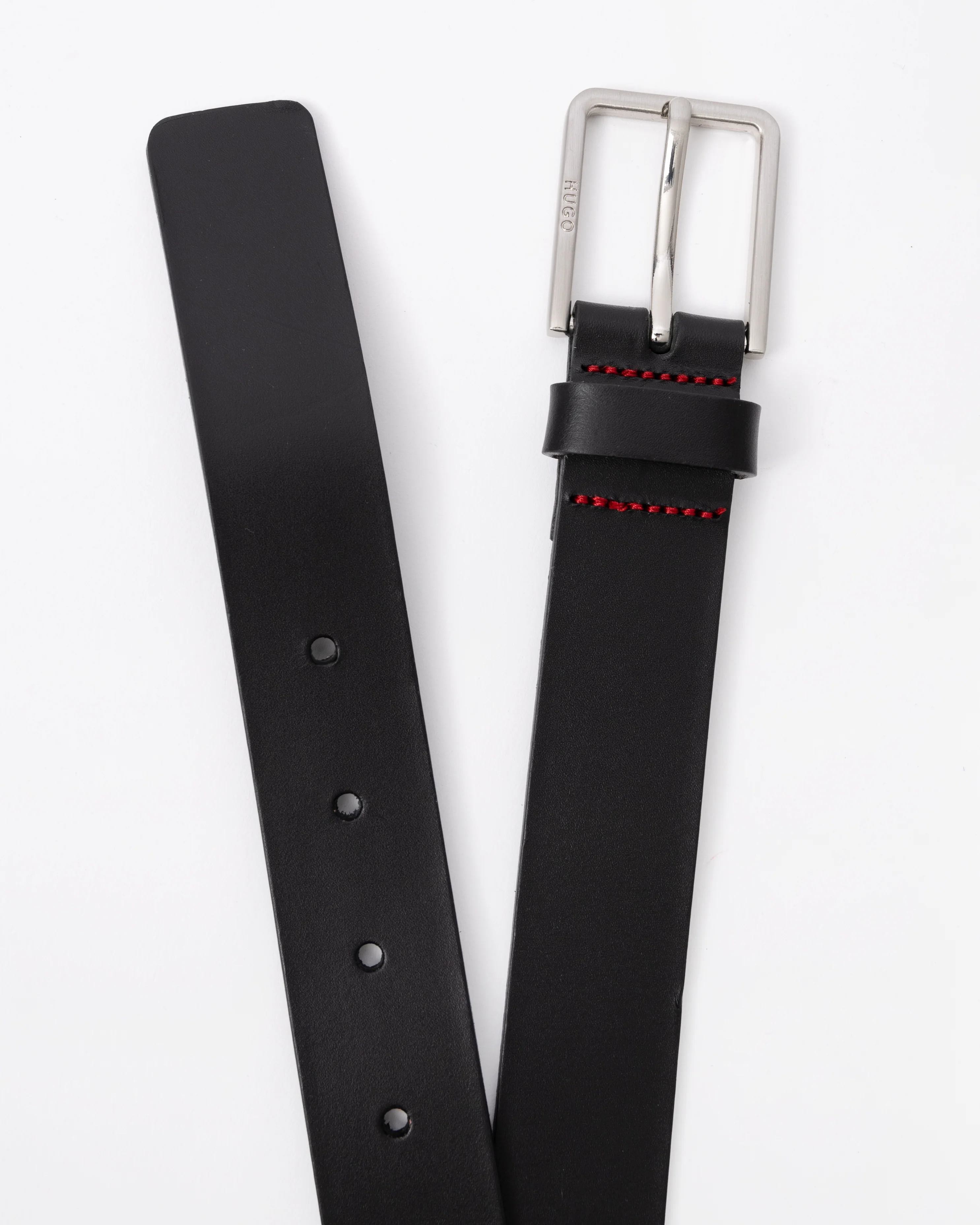 HUGO Mens Gael Belt - Black 001 - Image 4
