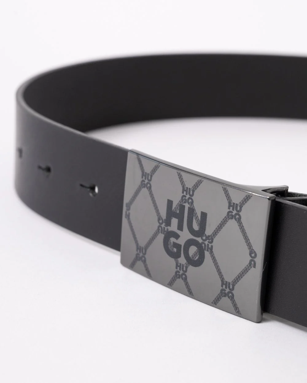 HUGO Gary Mens Metal Buckle Belt - Image 4