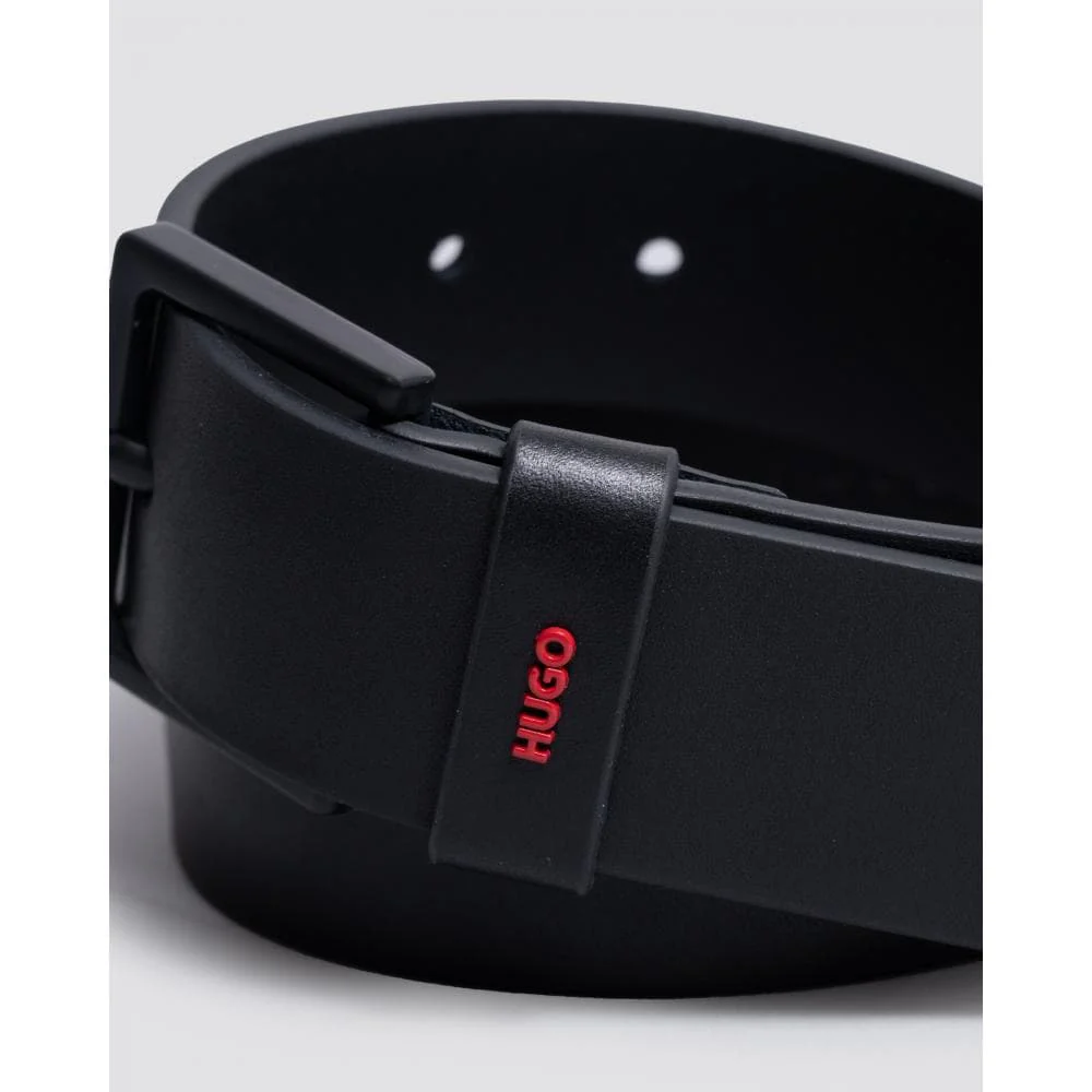 HUGO Giove Sz35 Mens Smooth Leather Belt - Image 3