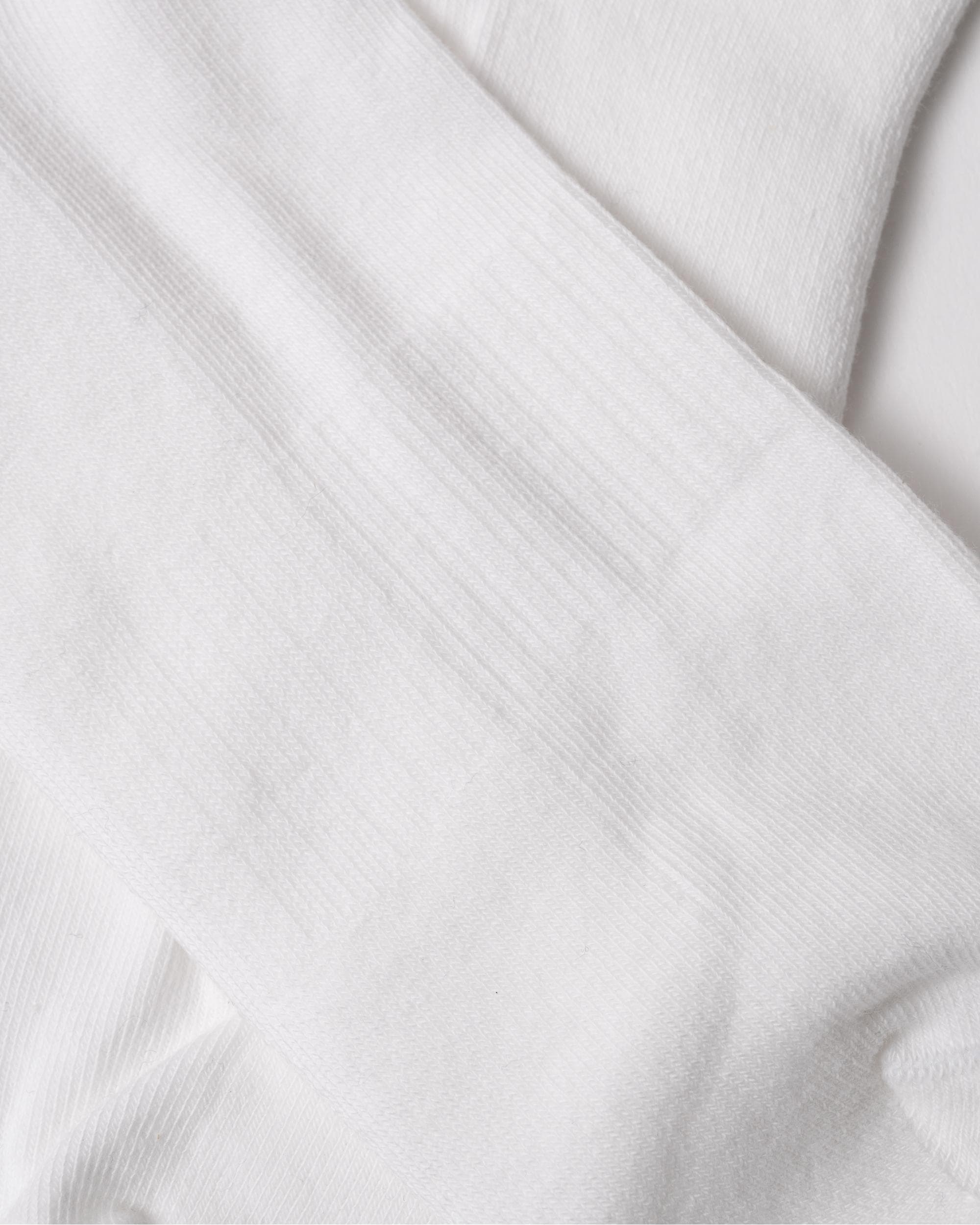 HUGO Iconic 3-Pack Quarter Length Combed Cotton Socks NOS - White 100 - Image 3