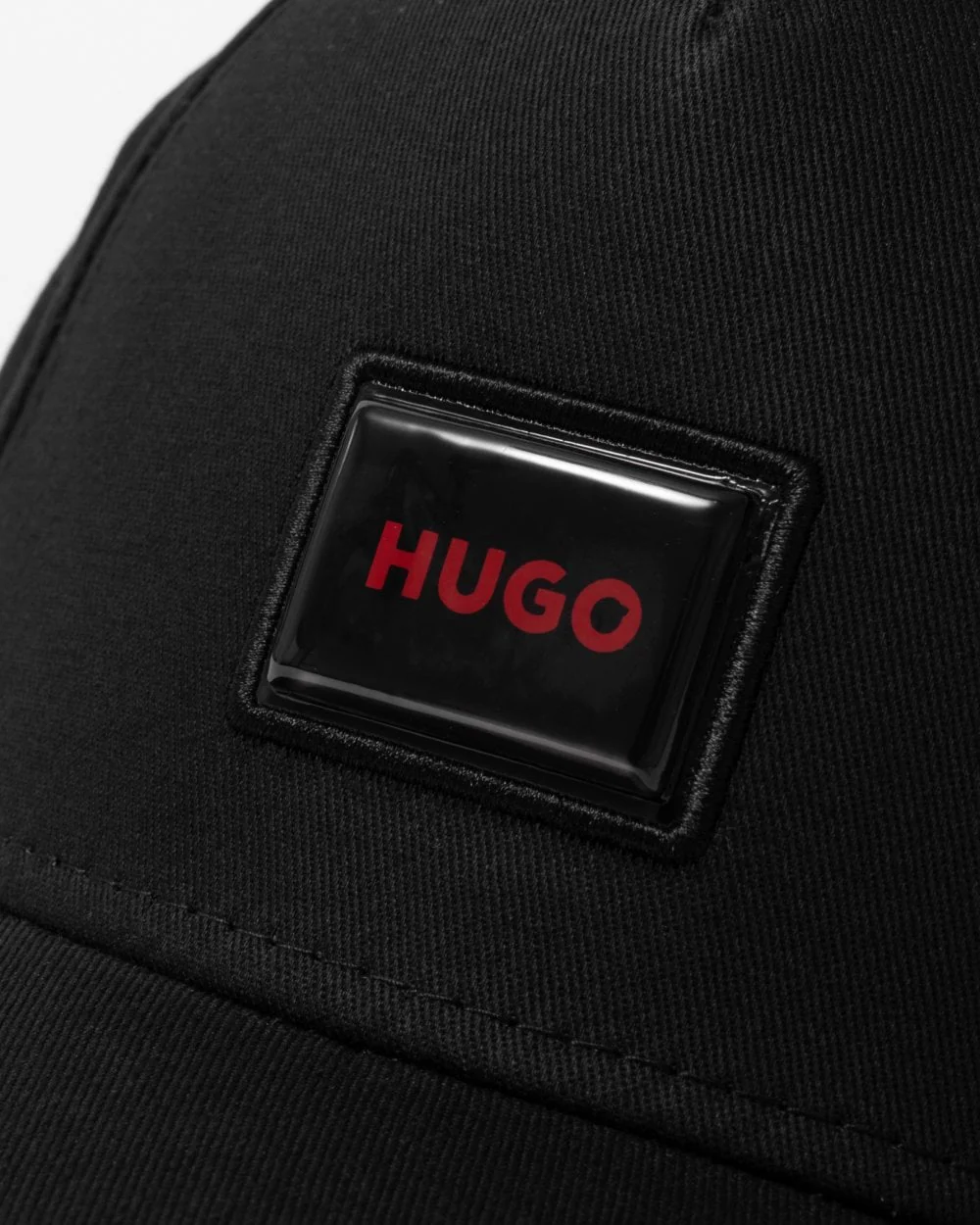 HUGO Jude Mens Cotton Twill Cap with Logo Patch - Image 3