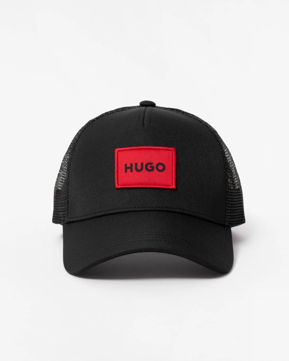 HUGO Kody Mens Logo Patch Cap - Black 001 - Image 3