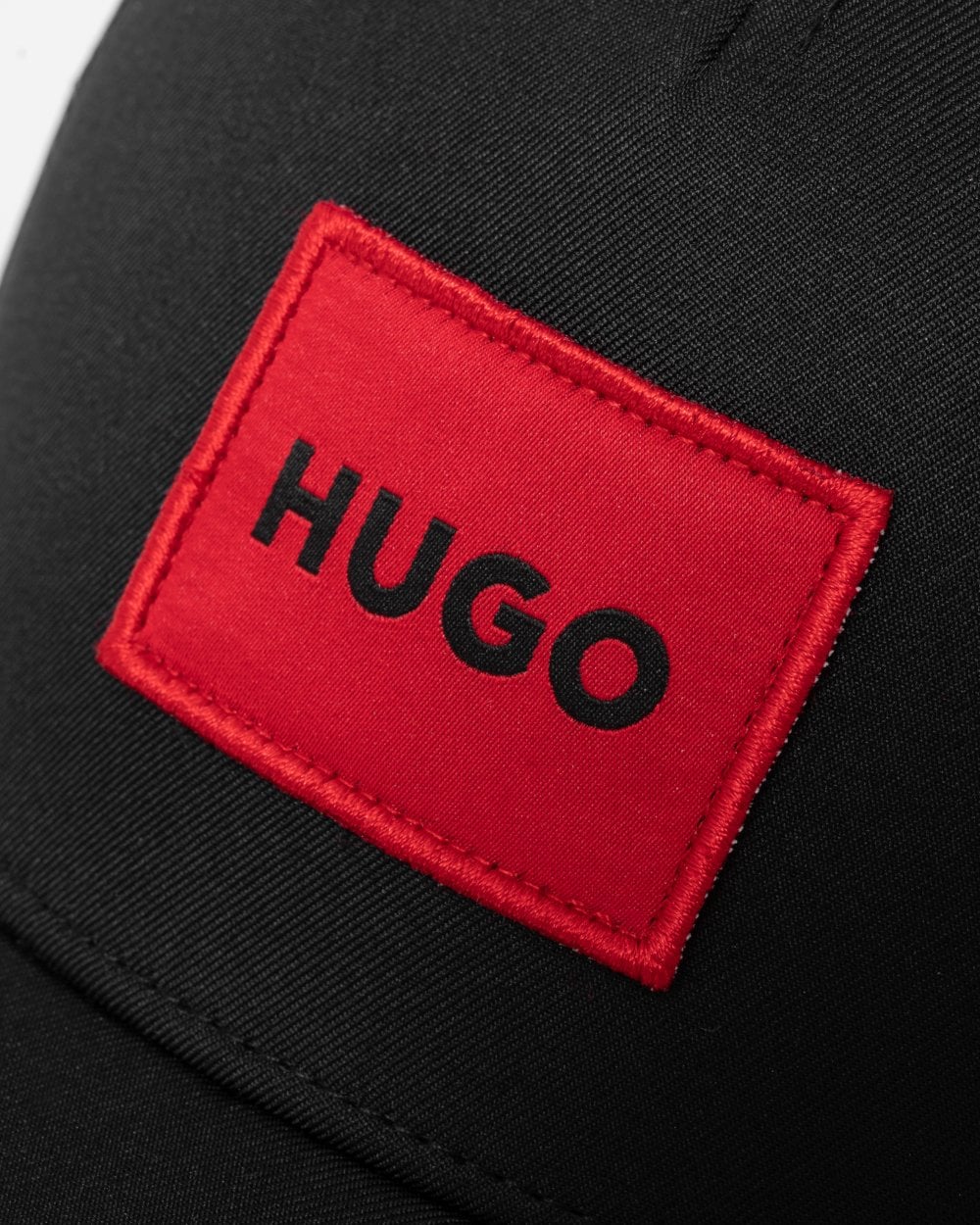 HUGO Kody Mens Logo Patch Cap - Black 001 - Image 4