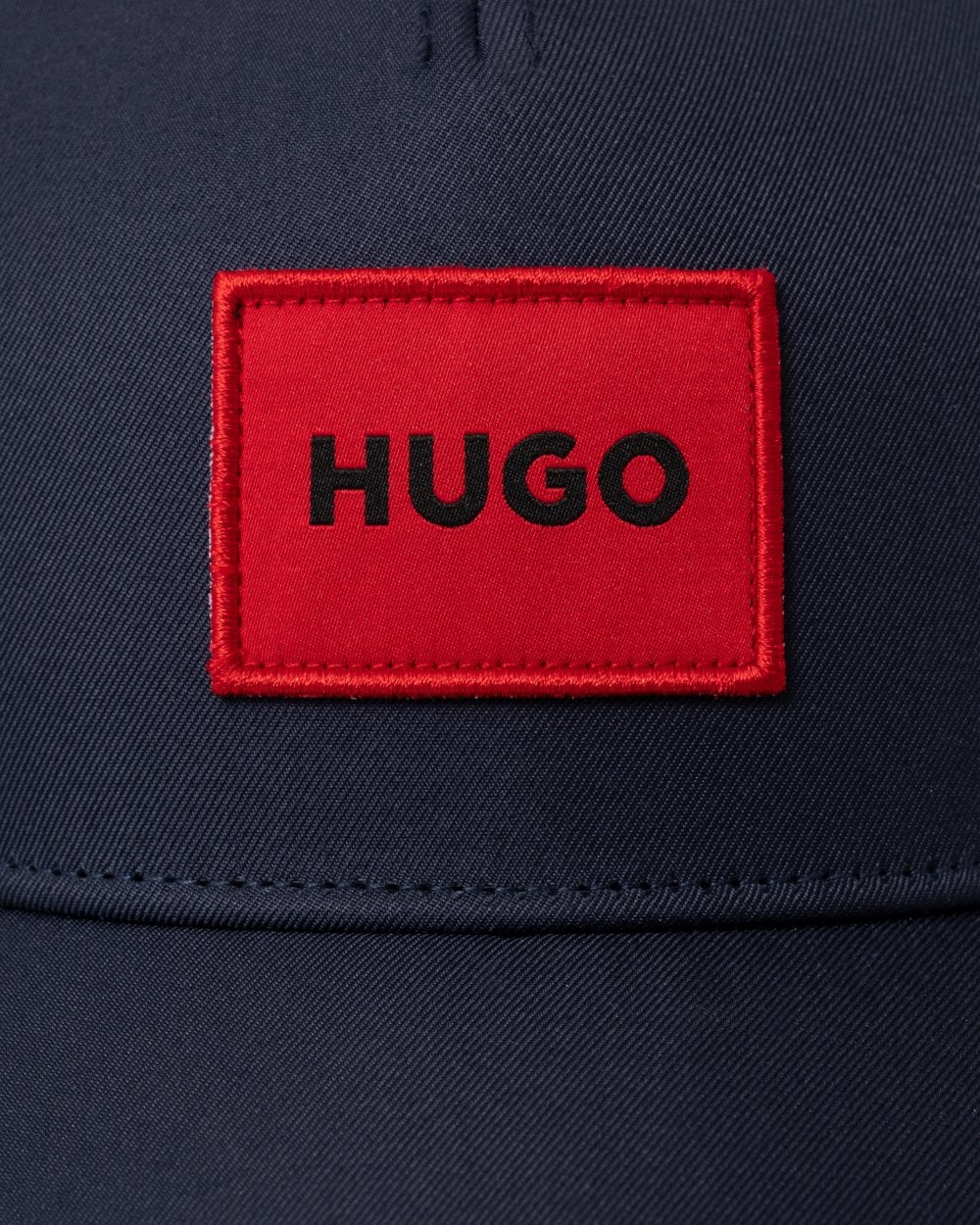 HUGO Kody Mens Logo Patch Cap - Dark Blue 405 - Image 4