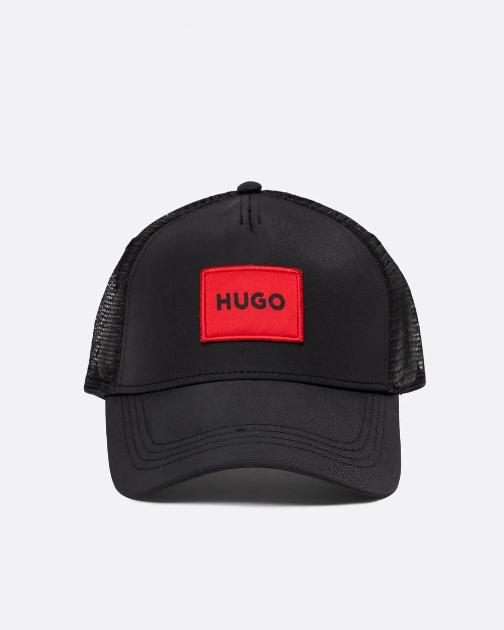 HUGO Kody-PL Mens Twill Trucker Cap with Logo Label and Snap Back Closure - Image 2