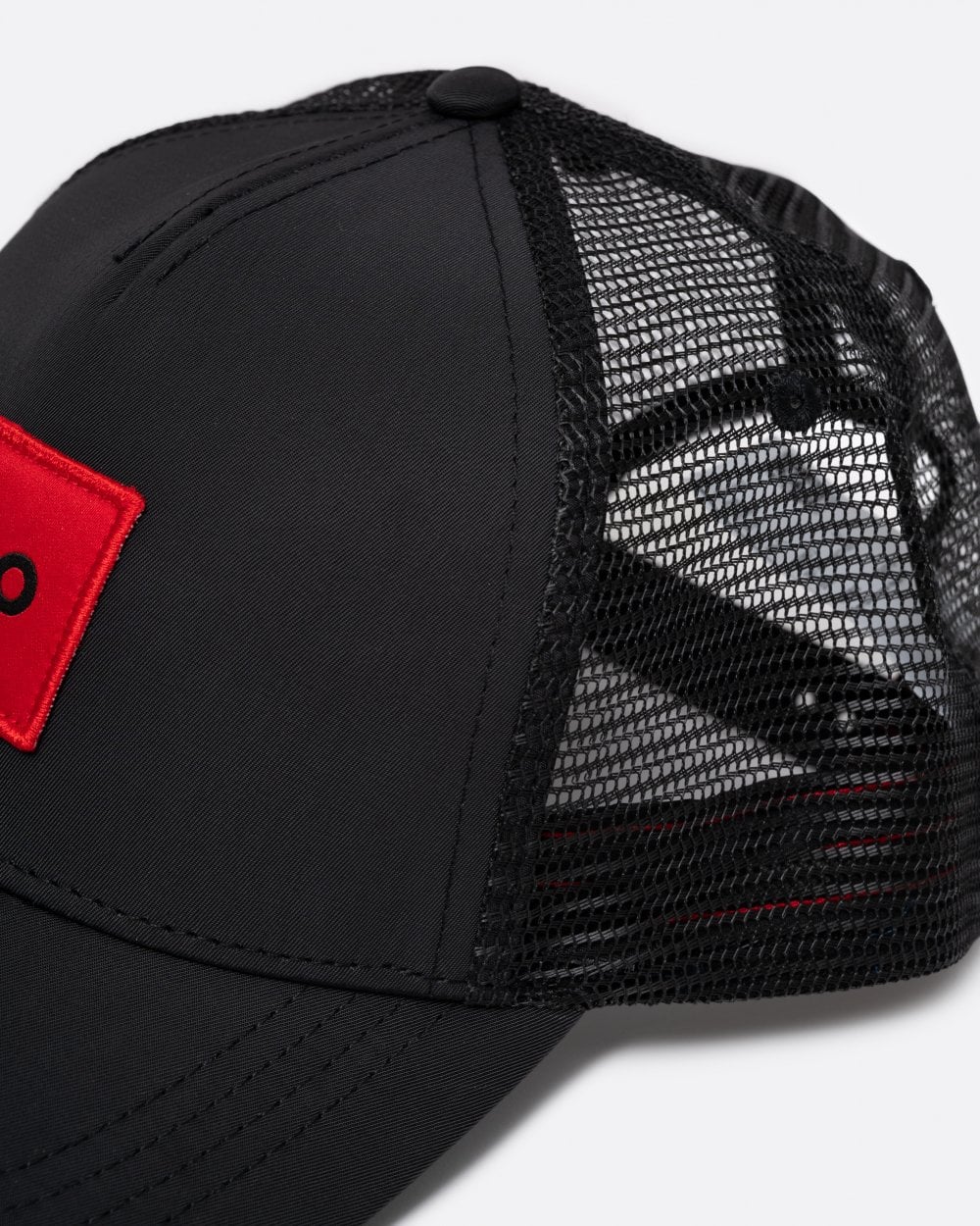 HUGO Kody-PL Mens Twill Trucker Cap with Logo Label and Snap Back Closure - Image 4