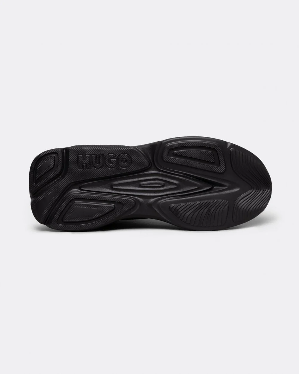 HUGO Leon Runn Mens Mixed-Material Trainers with Synthetic Coated Fabric - Image 4