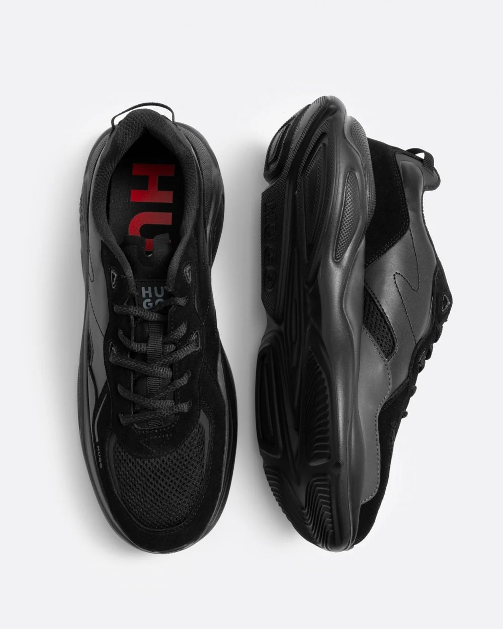 HUGO Leon_Runn_enme Mens Trainers 50517122 - Image 6