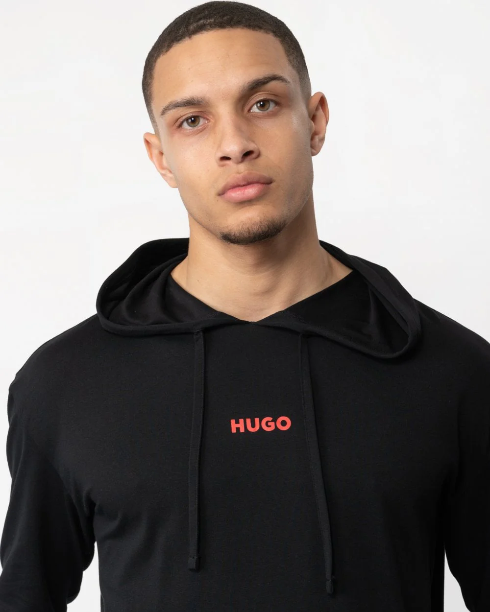 HUGO Linked Mens Loungewear Hoodie 50518693 - Image 2