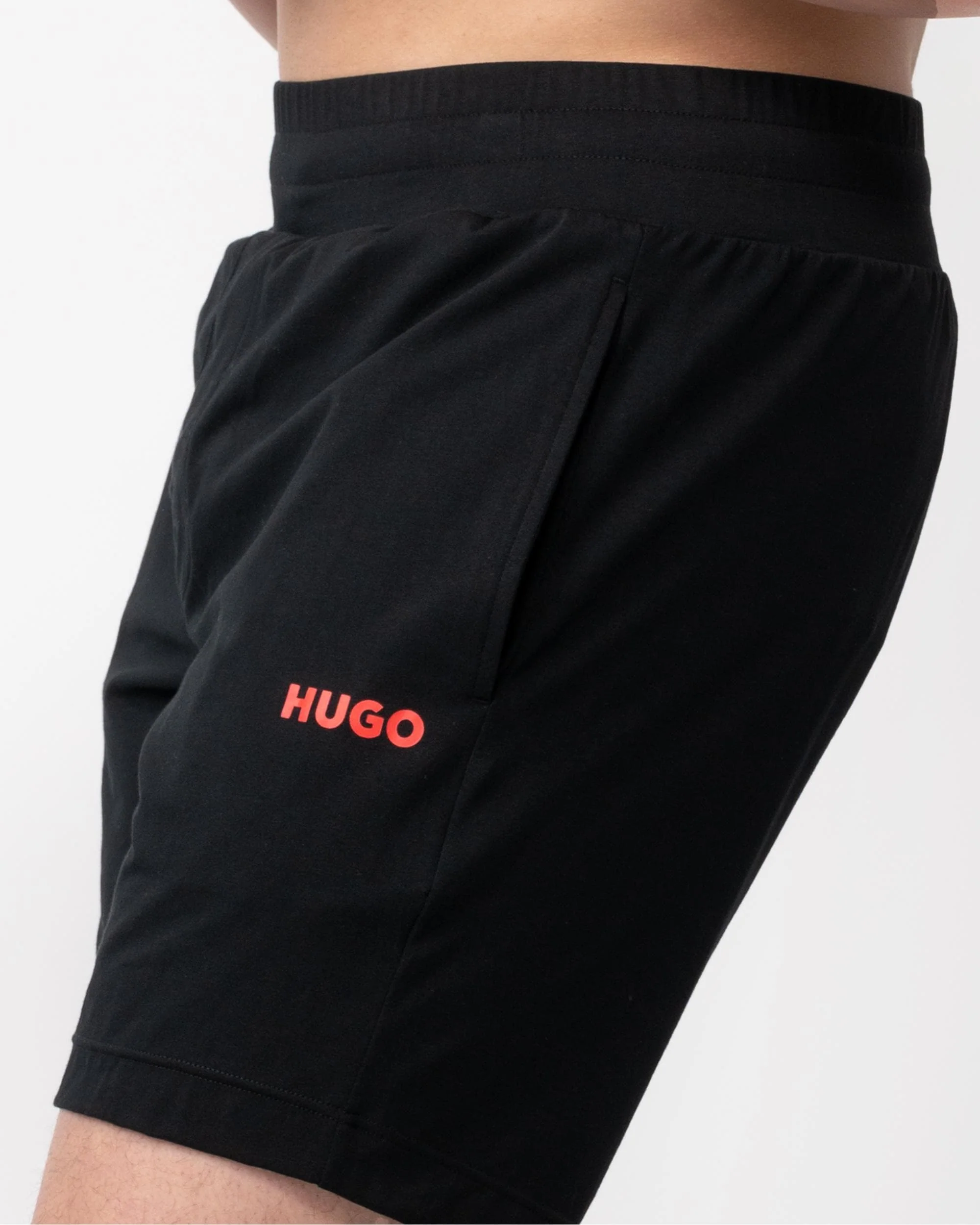 HUGO Linked Mens Loungewear Shorts 50518679 - Image 4