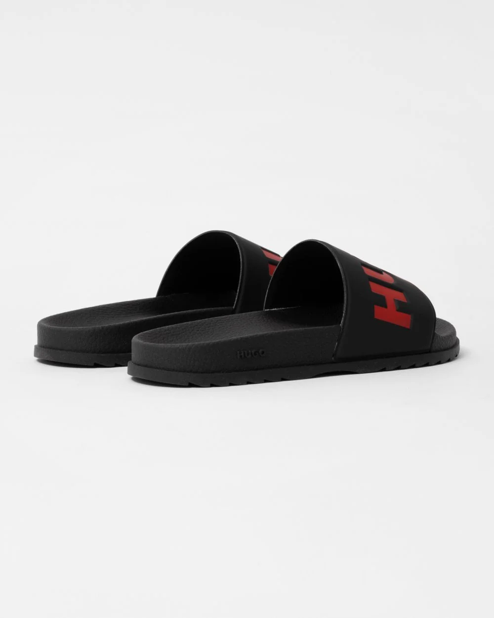 HUGO Match Mens Slides With Logo Strap NOS - Black 001 - Image 2