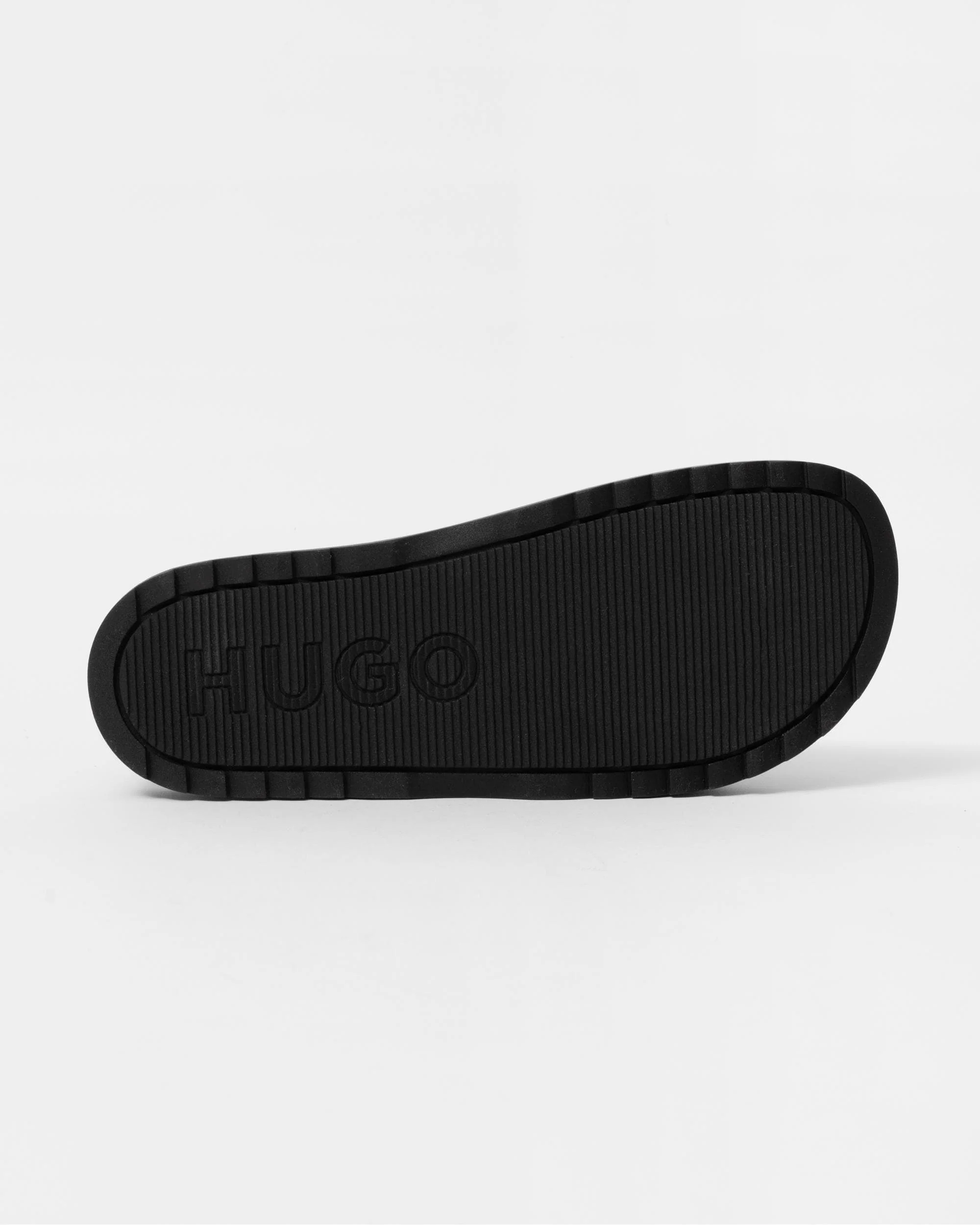 HUGO Match Mens Slides With Logo Strap NOS - Black 001 - Image 3