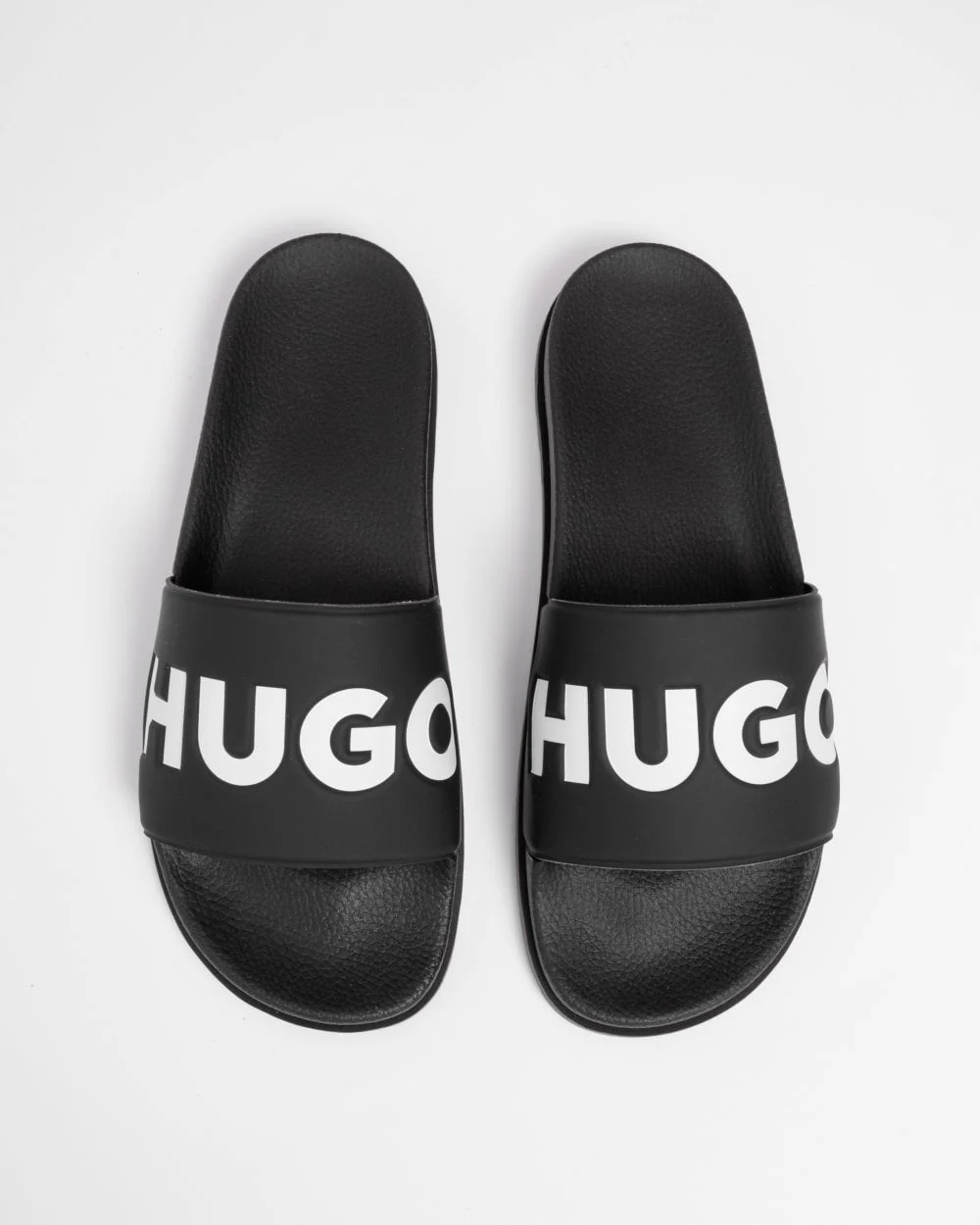 HUGO Match Mens Slides With Logo Strap NOS - Black 002 - Image 2