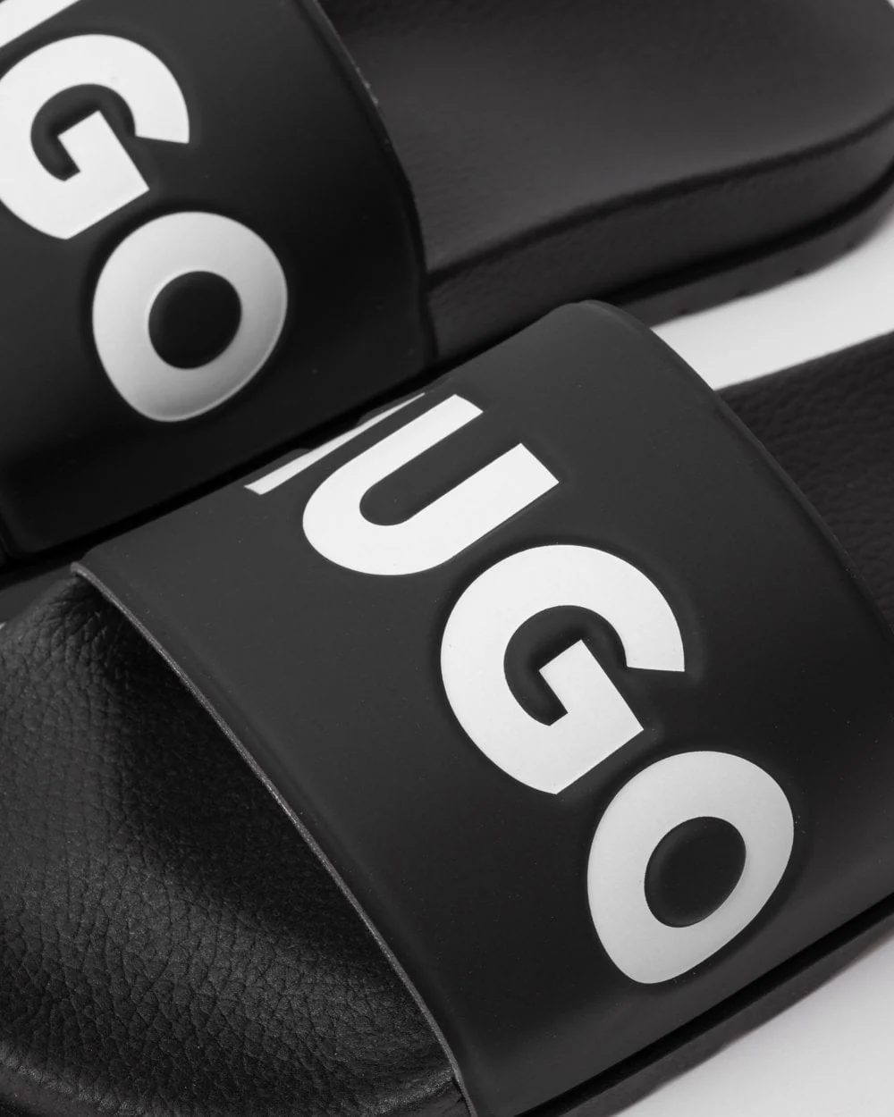 HUGO Match Mens Slides With Logo Strap NOS - Black 002 - Image 3