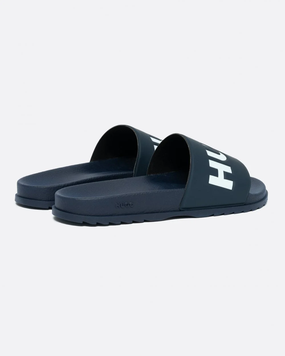 HUGO Match Mens Slides With Logo Strap NOS - Dark Blue 405 - Image 3