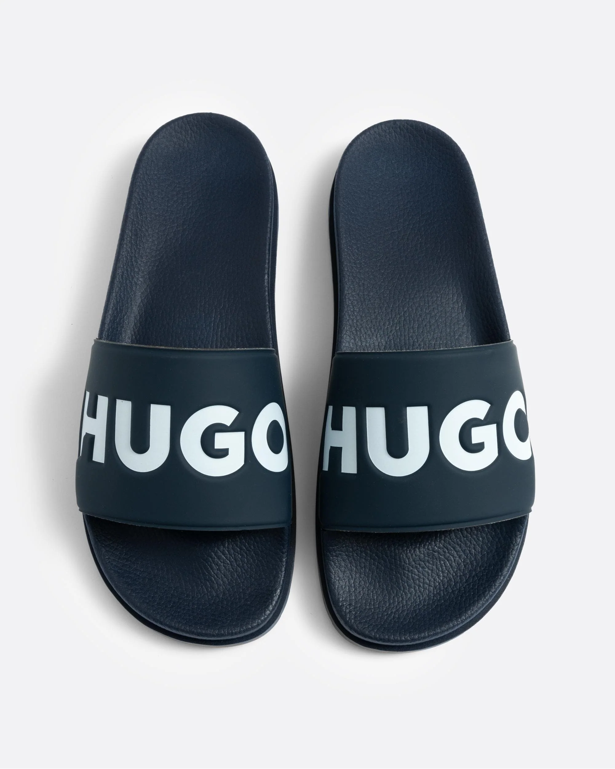 HUGO Match Mens Slides With Logo Strap NOS - Dark Blue 405 - Image 5