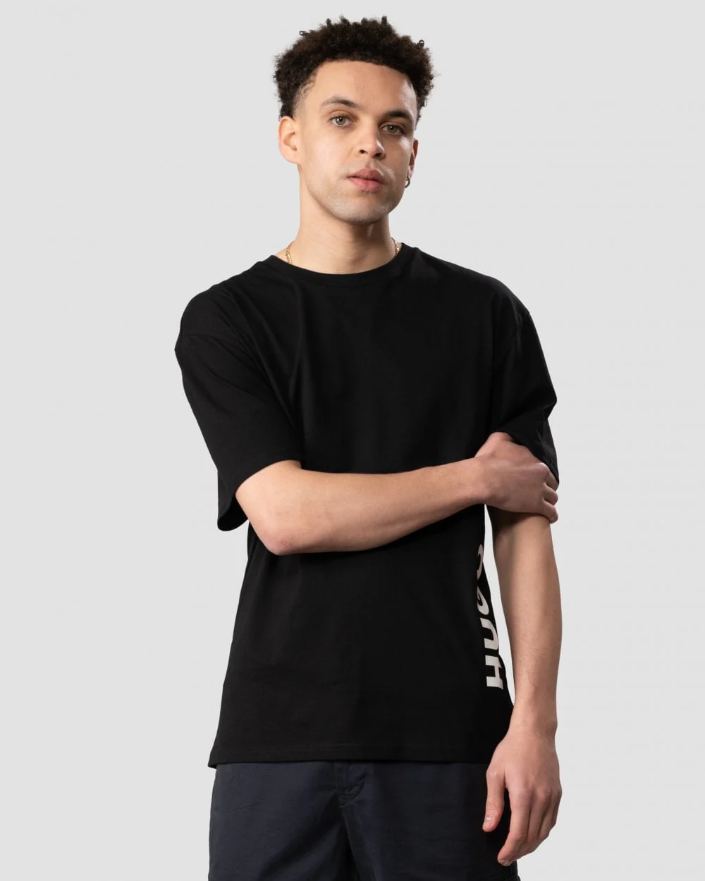 HUGO Mens RN Relaxed T-Shirt - Image 3