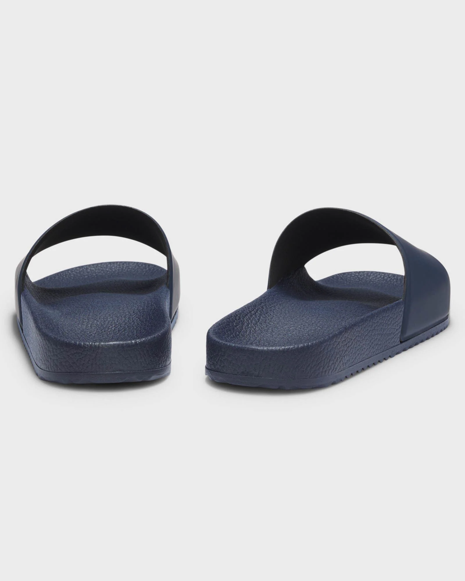 HUGO Mens Timein Mens Slides with Logo Strap - Dark Blue 404 - Image 3